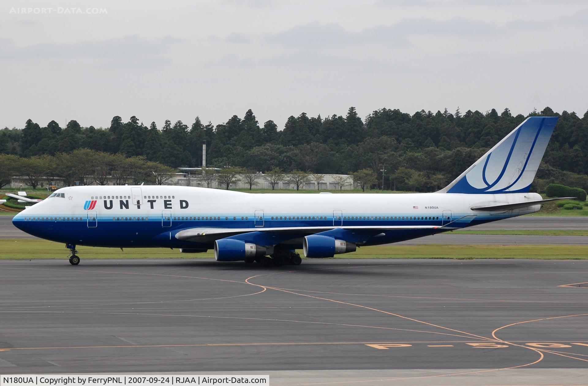 N180UA, 1991 Boeing 747-422 C/N 25224, United B744, airframe stored at VCV in 2017.
