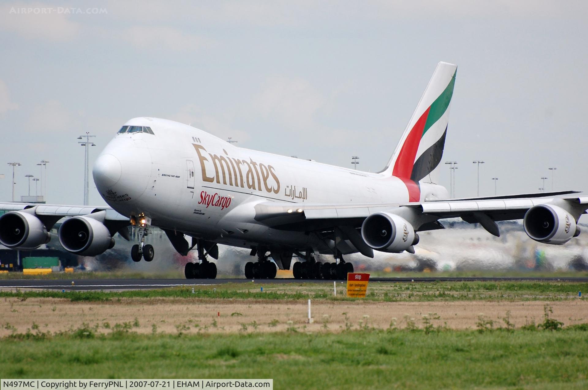 N497MC, 1999 Boeing 747-47UF C/N 29258, Atlas operated this B744F some time for Emirates.