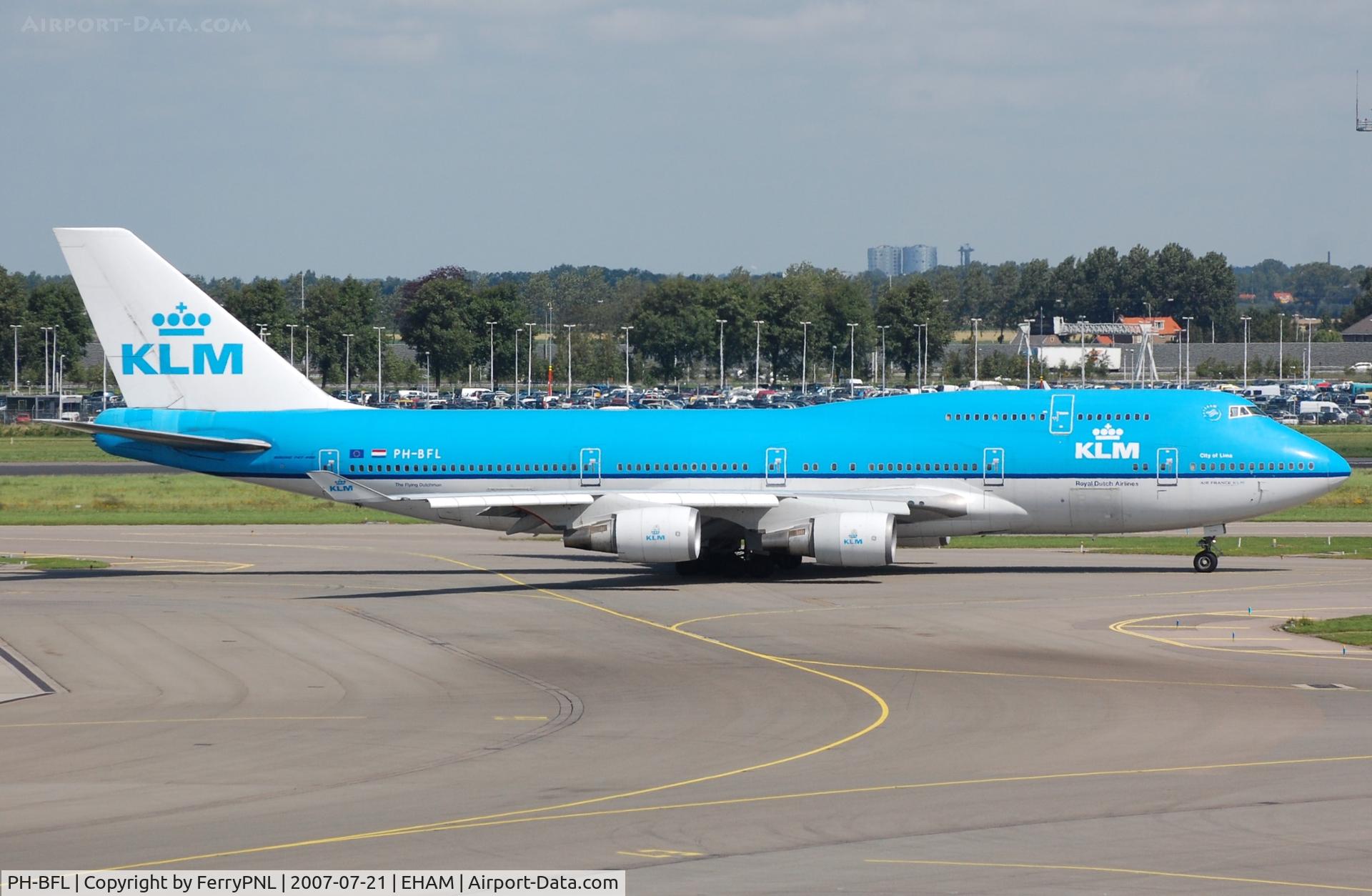 PH-BFL, 1991 Boeing 747-406 C/N 25356, KLM B744