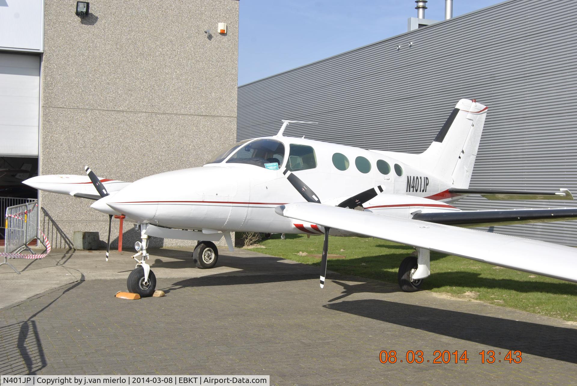 N401JP, 1969 Cessna 401A C/N 401A0046, Kortrijk,Wevelgem, Belgium