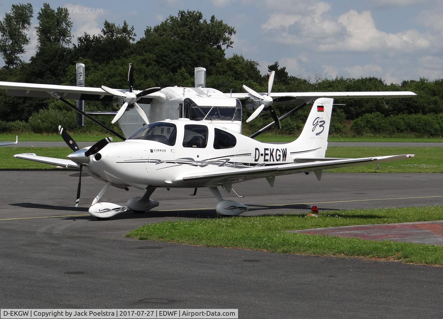 D-EKGW, Cirrus SR-22 G3 GTS C/N 2896, Leer-Papenburg airport