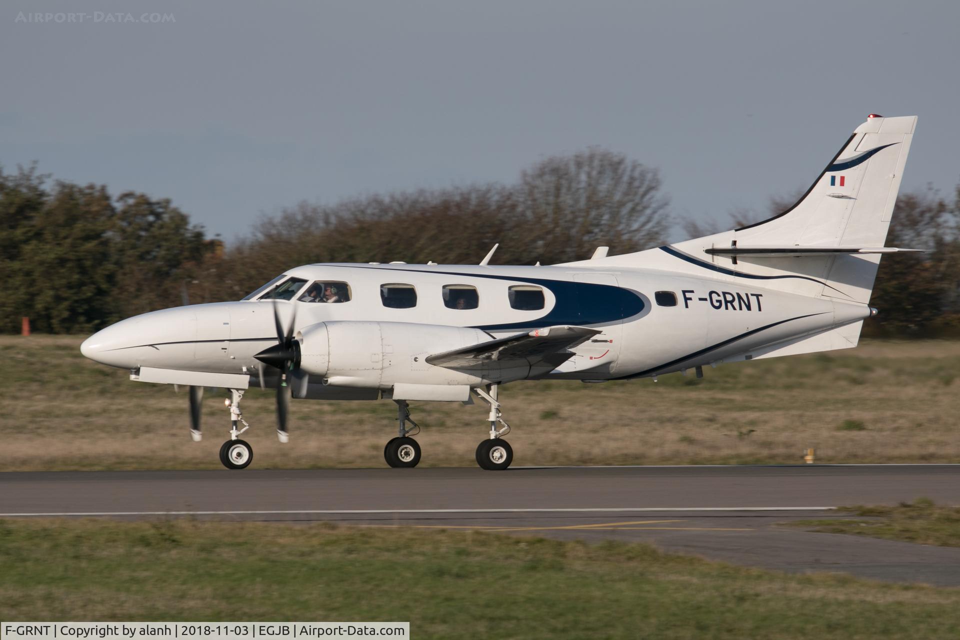 F-GRNT, 1979 Swearingen SA-226T(B) Merlin IIIB C/N T-312, Departing Guernsey