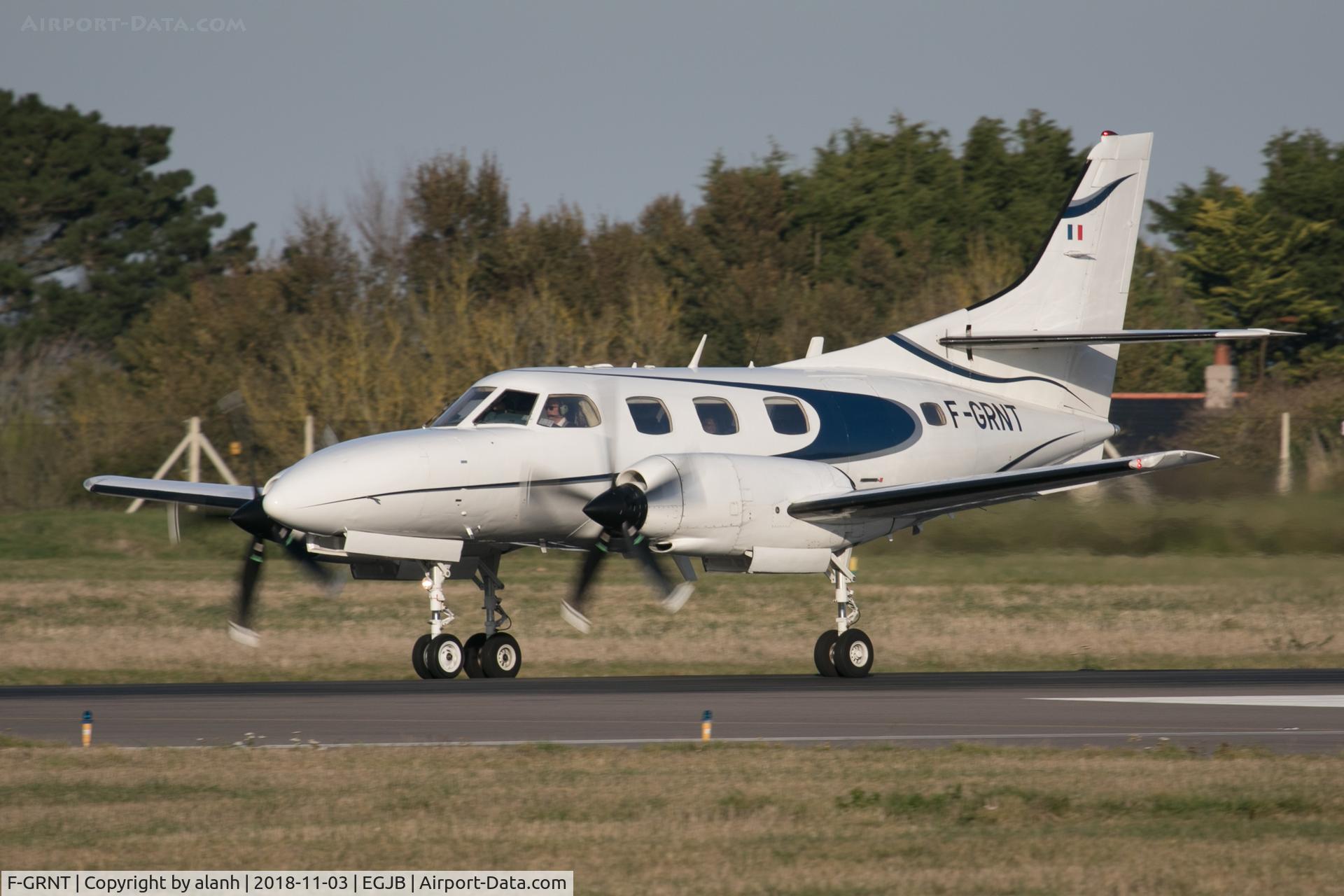 F-GRNT, 1979 Swearingen SA-226T(B) Merlin IIIB C/N T-312, Departing Guernsey