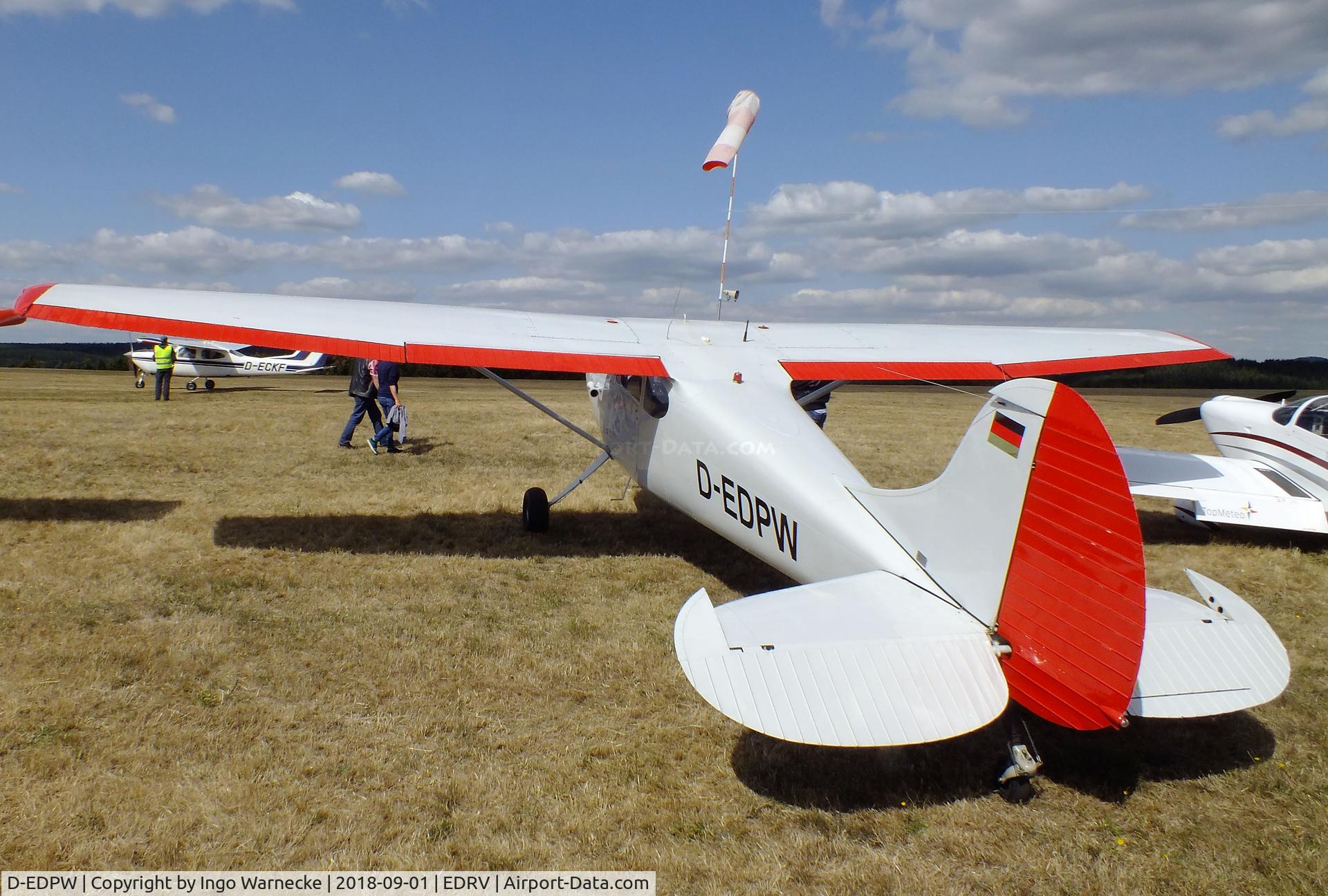 D-EDPW, 1952 Cessna 170B C/N 25509, Cessna 170B at the 2018 Flugplatzfest Wershofen