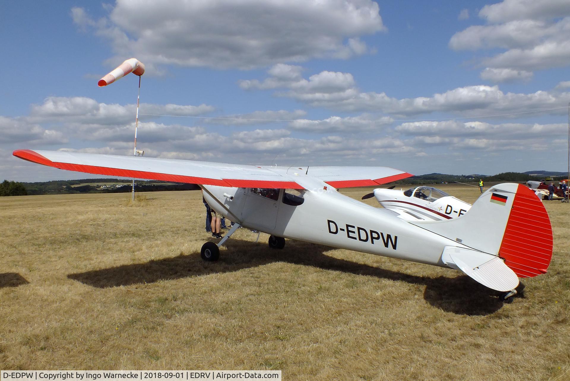 D-EDPW, 1952 Cessna 170B C/N 25509, Cessna 170B at the 2018 Flugplatzfest Wershofen