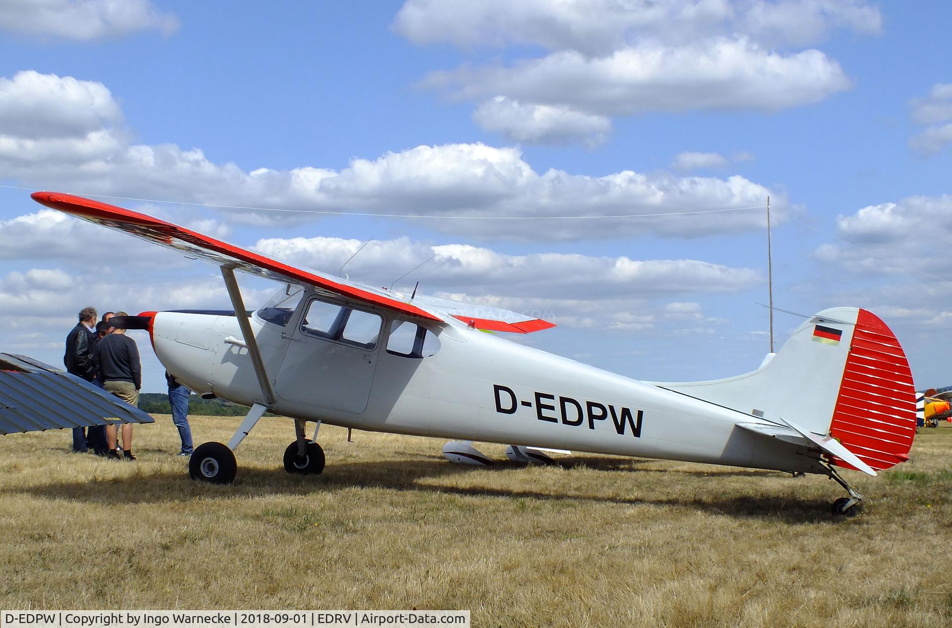 D-EDPW, 1952 Cessna 170B C/N 25509, Cessna 170B at the 2018 Flugplatzfest Wershofen