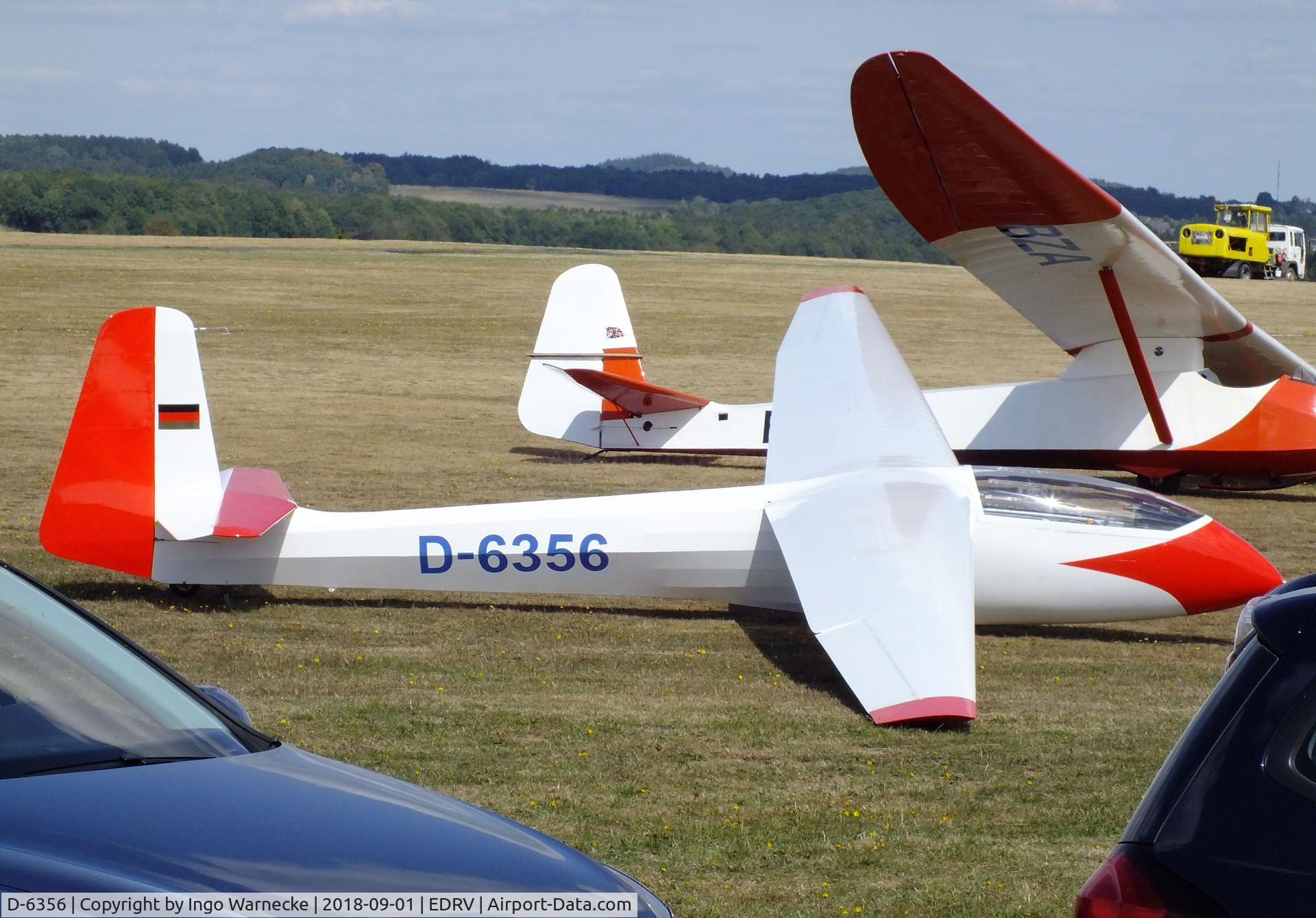 D-6356, 1964 Scheibe Zugvogel IIIB C/N Not found OO-ZPK, Scheibe Zugvogel III B at the 2018 Flugplatzfest Wershofen