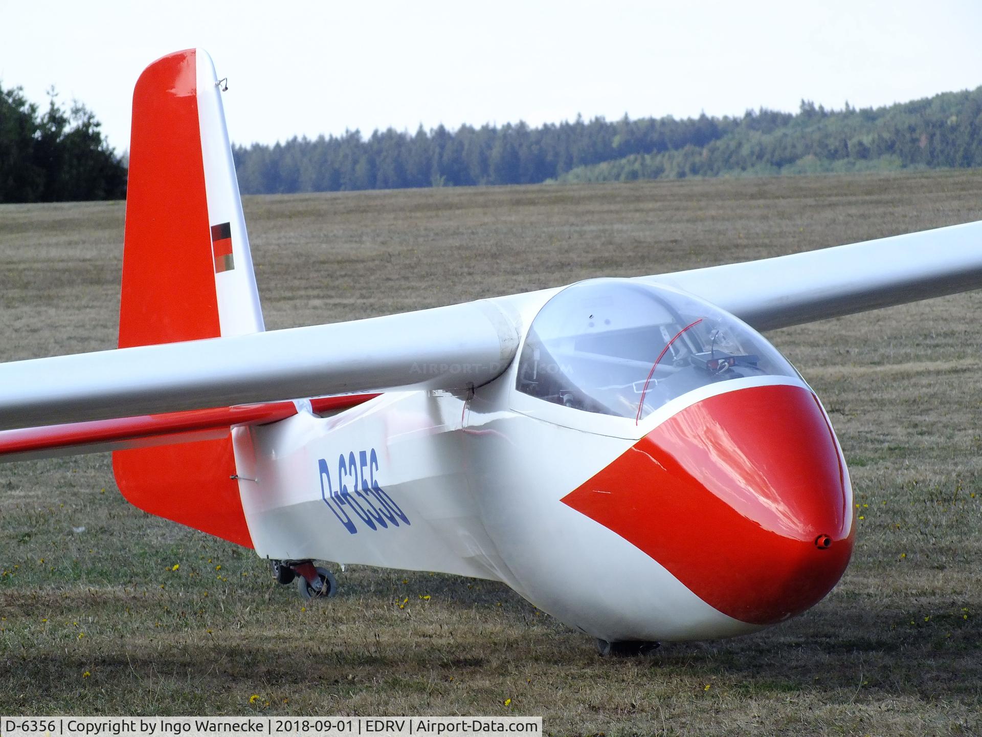D-6356, 1964 Scheibe Zugvogel IIIB C/N Not found OO-ZPK, Scheibe Zugvogel III B at the 2018 Flugplatzfest Wershofen