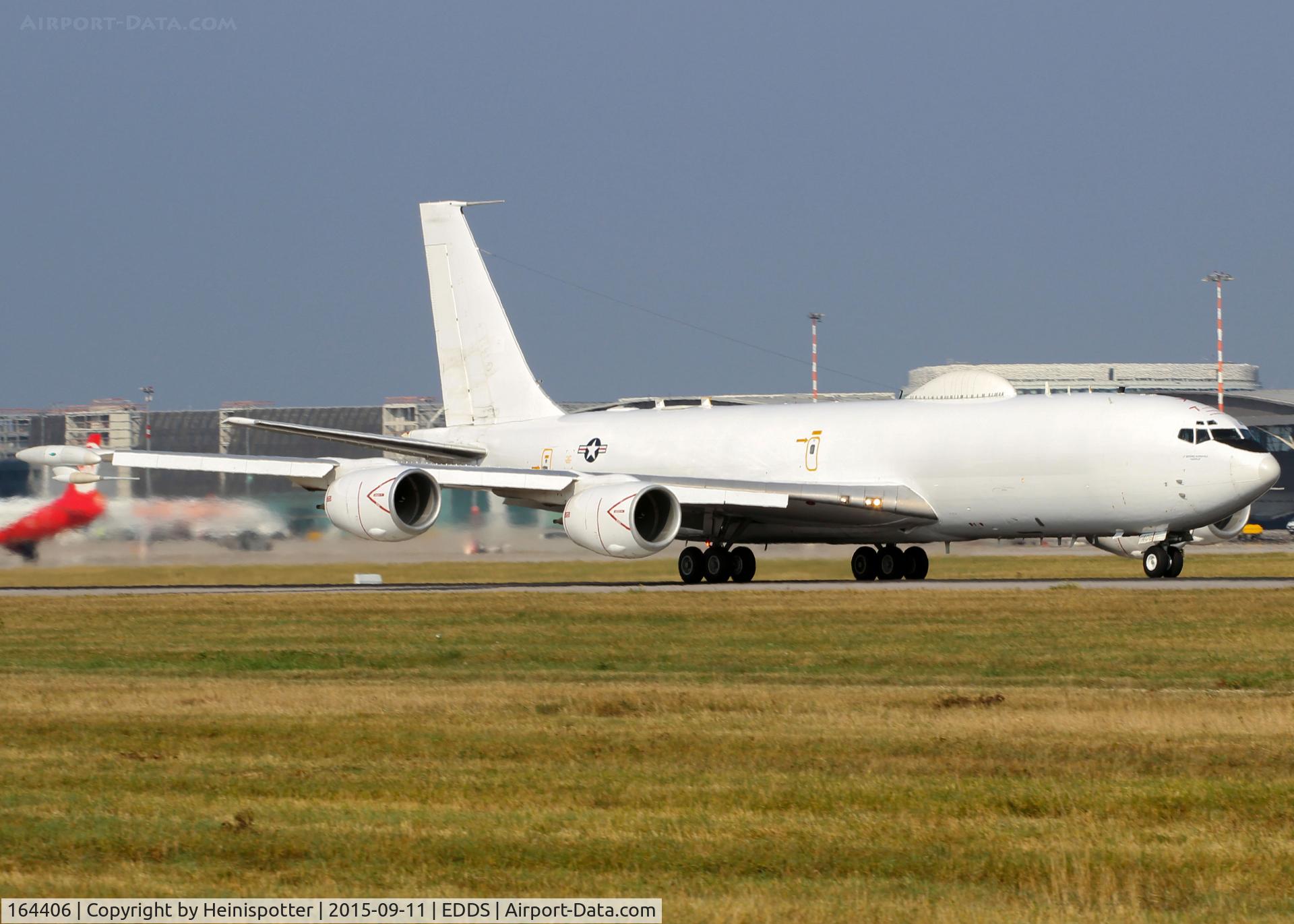 164406, 1990 Boeing E-6B Mercury C/N 24505/998, 164406 at Stuttgart Airport.