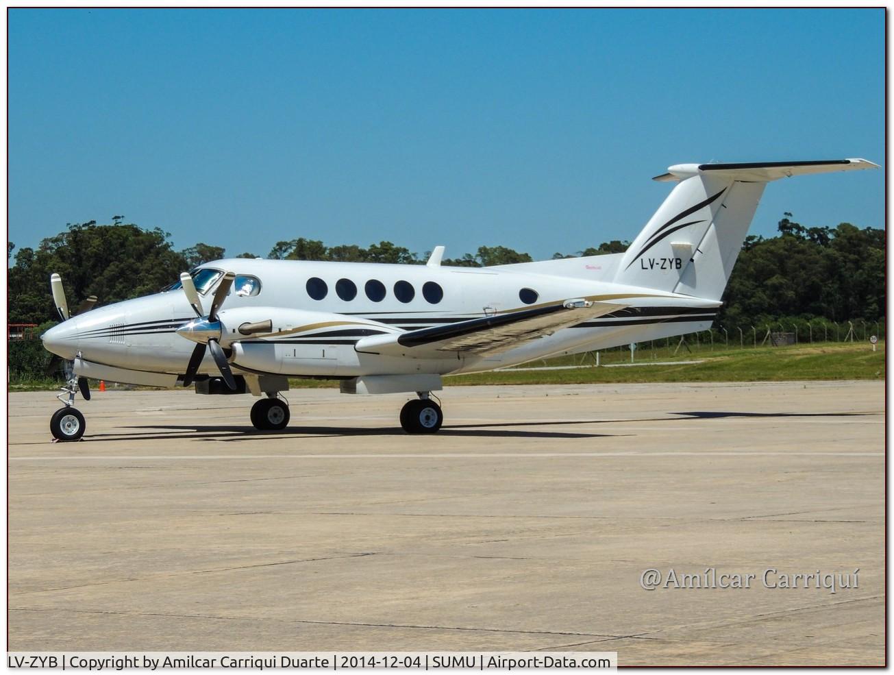 LV-ZYB, 1999 Raytheon B200 King Air C/N BB-1690, Landed at SUMU