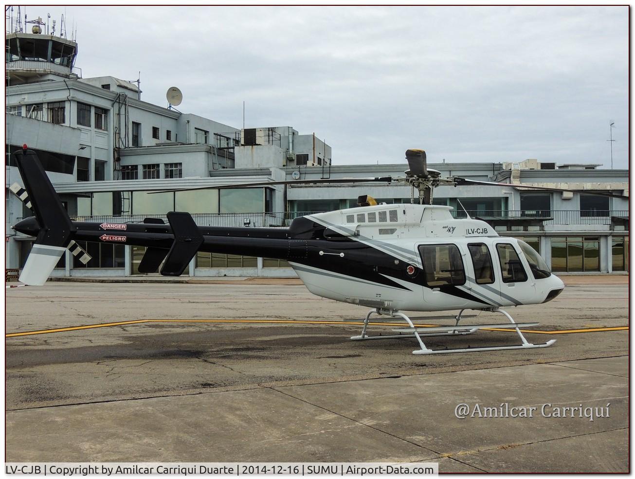 LV-CJB, Bell 407 C/N 53984, Landed at SUMU