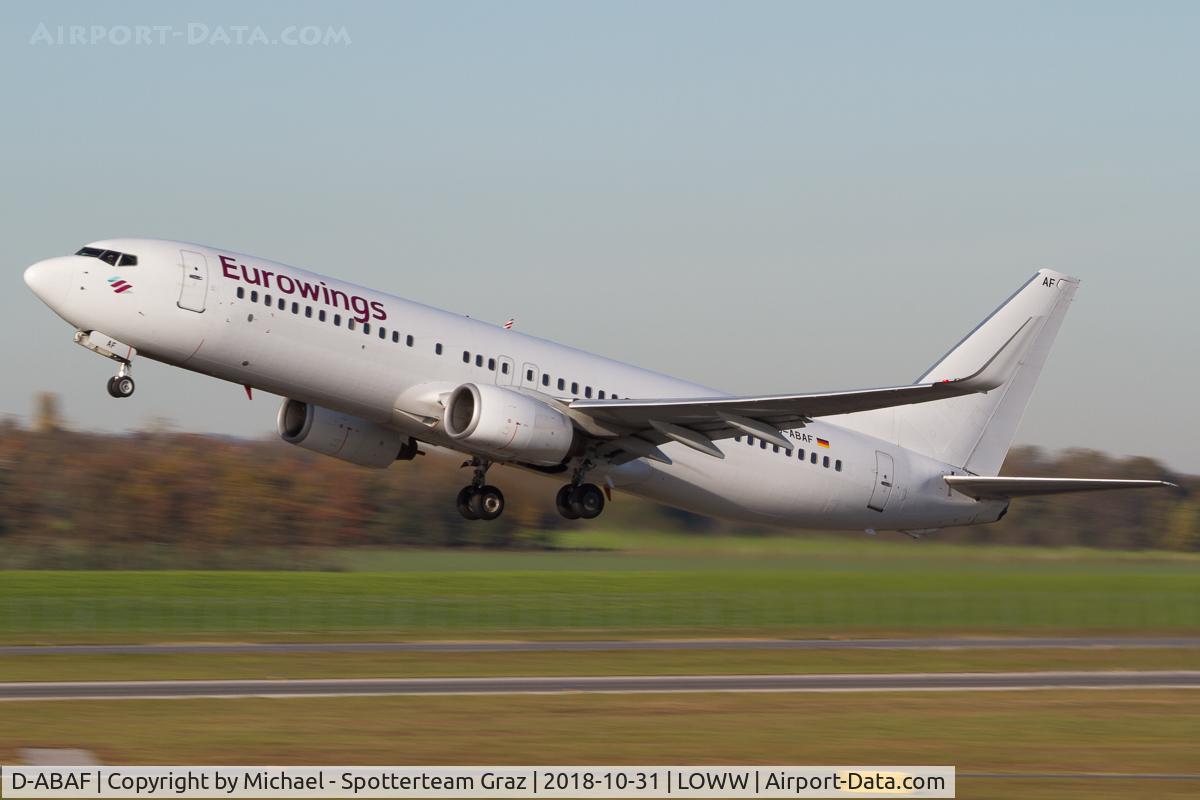 D-ABAF, 2001 Boeing 737-86J C/N 30878, LOWW - 20181031