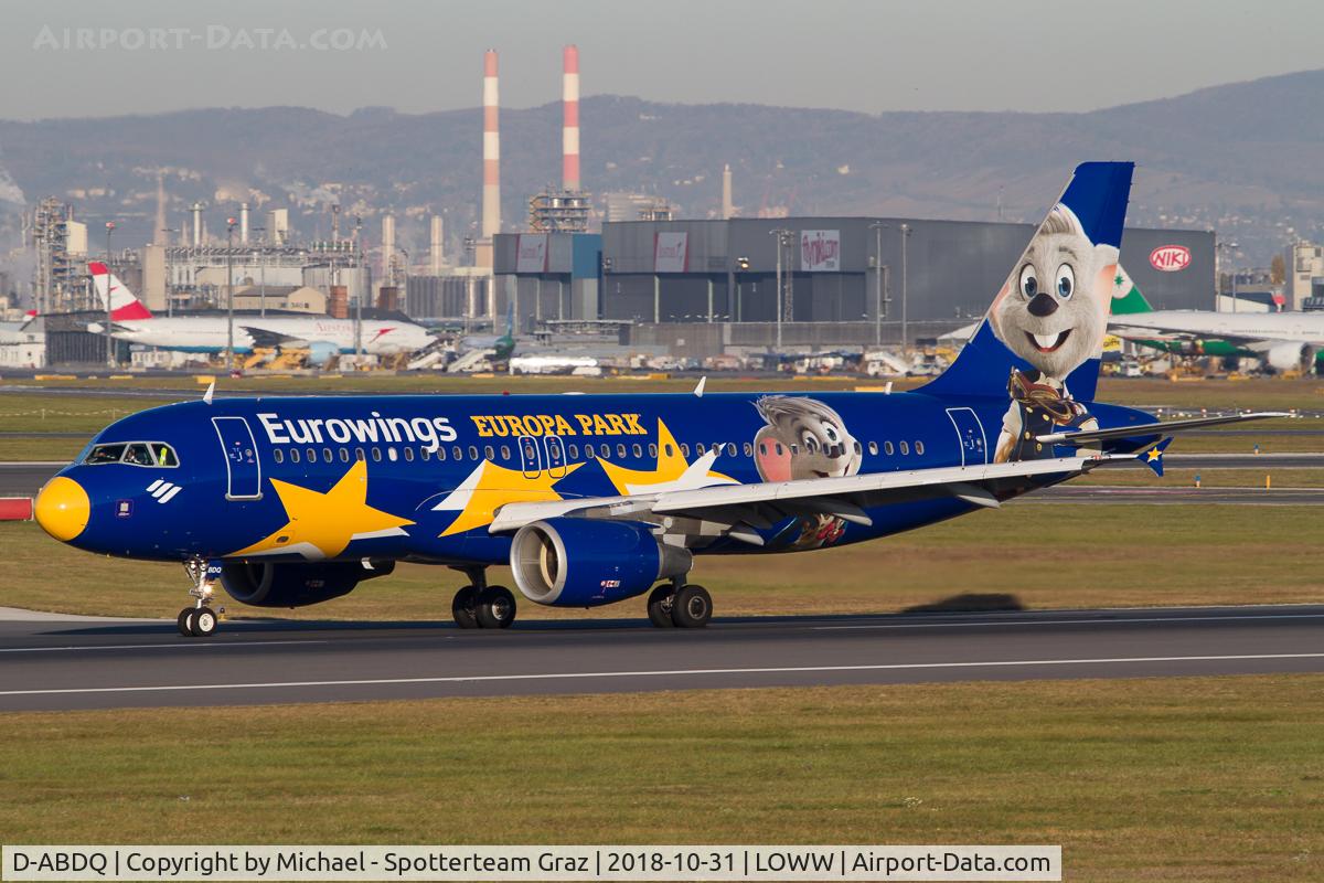 D-ABDQ, 2007 Airbus A320-214 C/N 3121, LOWW - 20181031