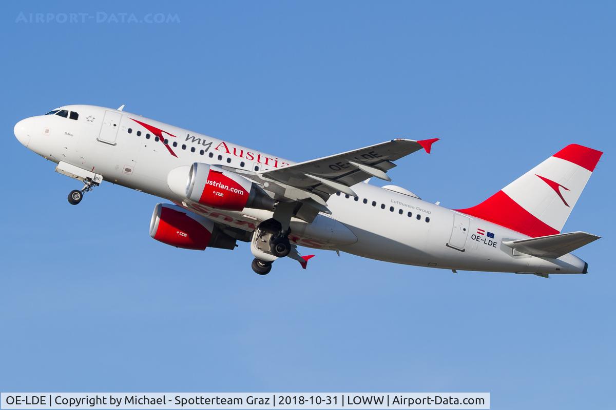 OE-LDE, 2005 Airbus A319-112 C/N 2494, LOWW - 20181031