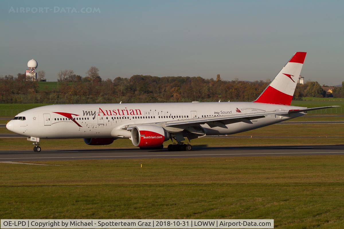 OE-LPD, 2006 Boeing 777-2Z9/ER C/N 35960, LOWW - 20181031