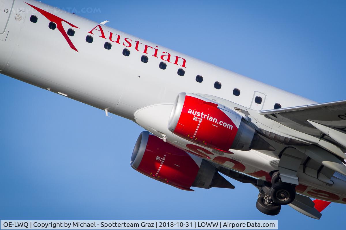 OE-LWQ, 2012 Embraer 195LR (ERJ-190-200LR) C/N 19000565, LOWW - 20181031