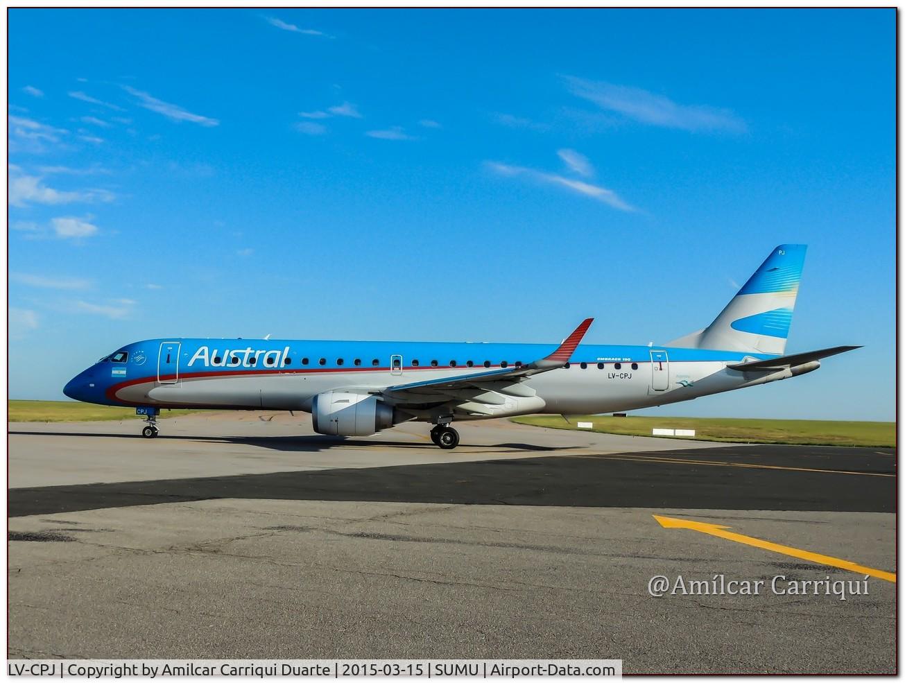LV-CPJ, Embraer 190AR (ERJ-190-100IGW) C/N 19000463, Taxi in SUMU