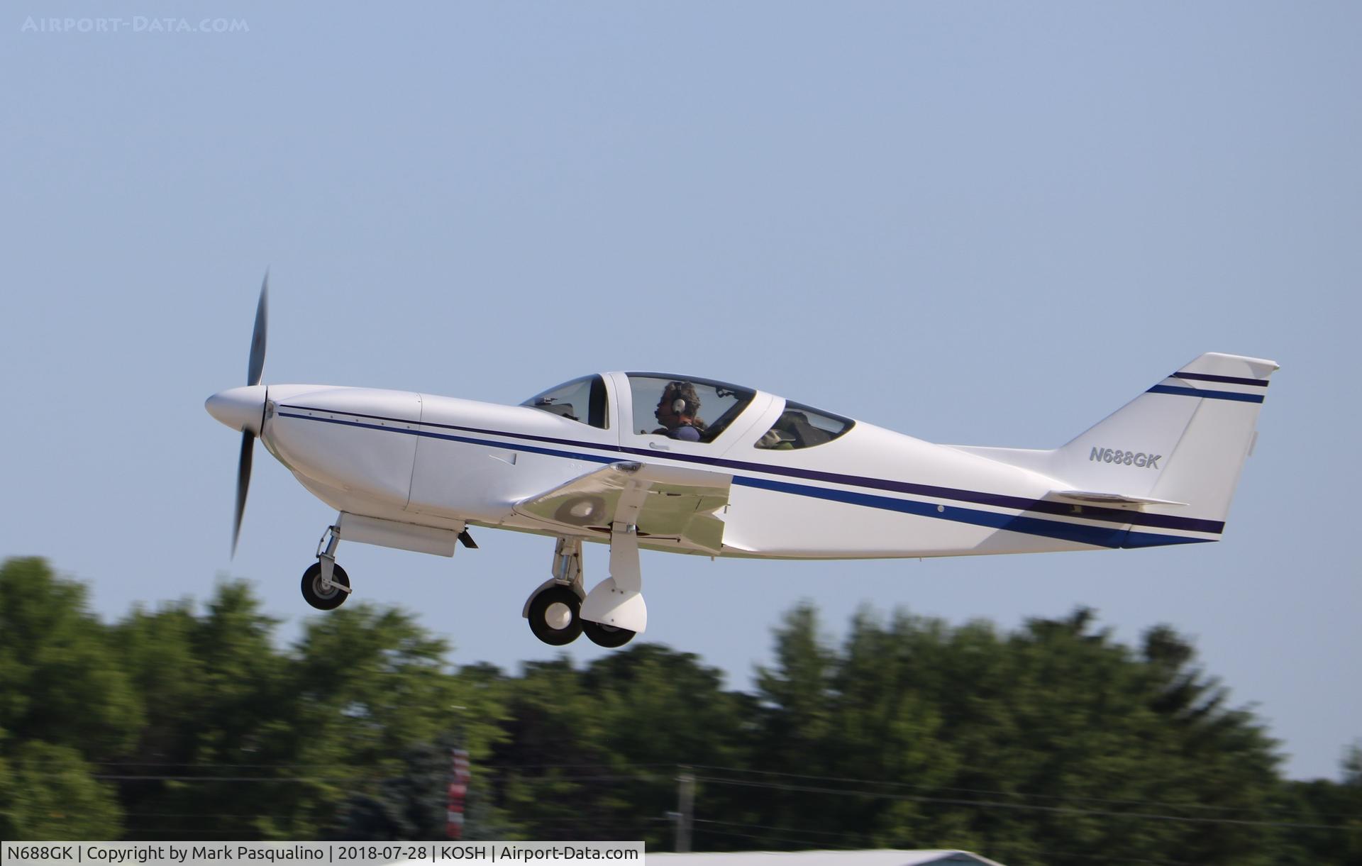N688GK, 2006 Glasair Super II RG C/N 2291, Glasair Super II RG