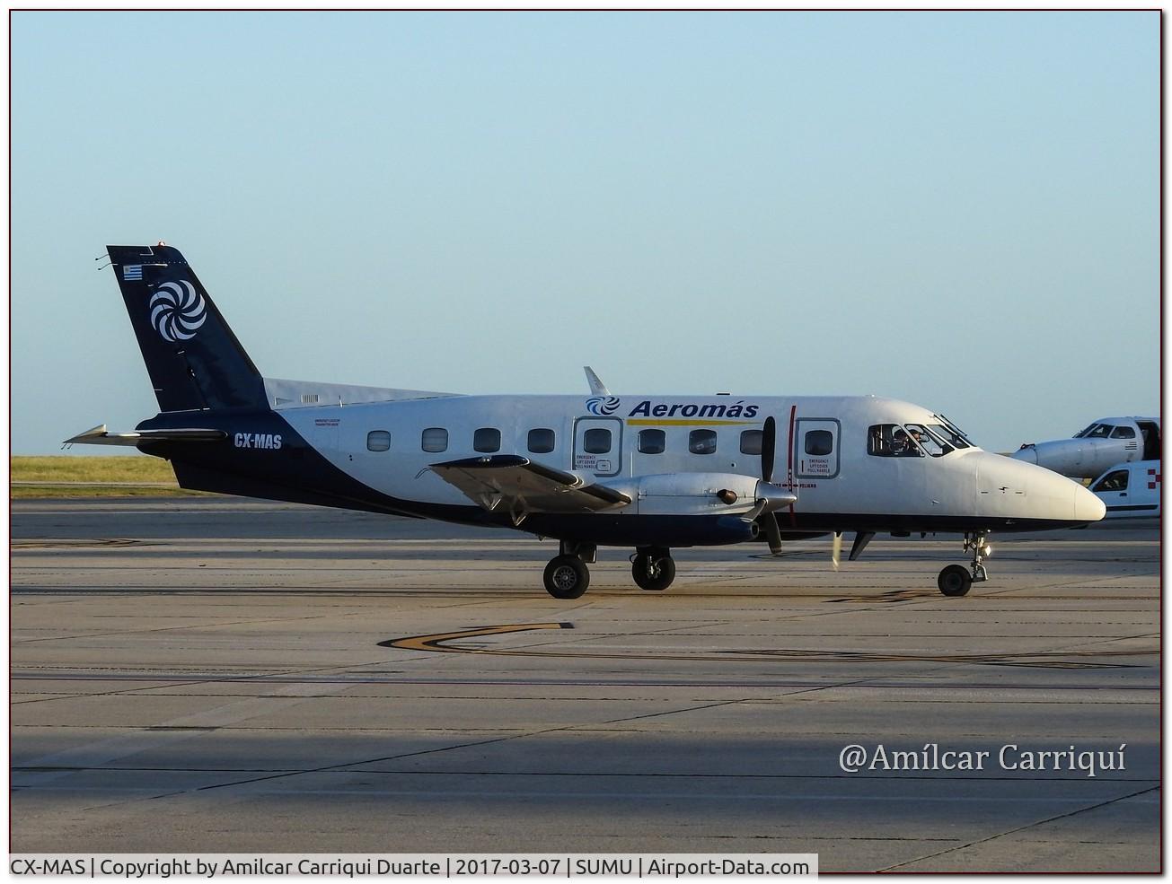 CX-MAS, 1982 Embraer EMB-110P1 Bandeirante C/N 110393, Taxi in SUMU