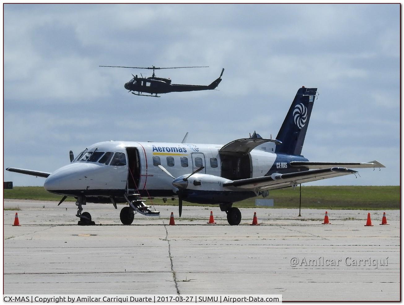 CX-MAS, 1982 Embraer EMB-110P1 Bandeirante C/N 110393, Landed at SUMU