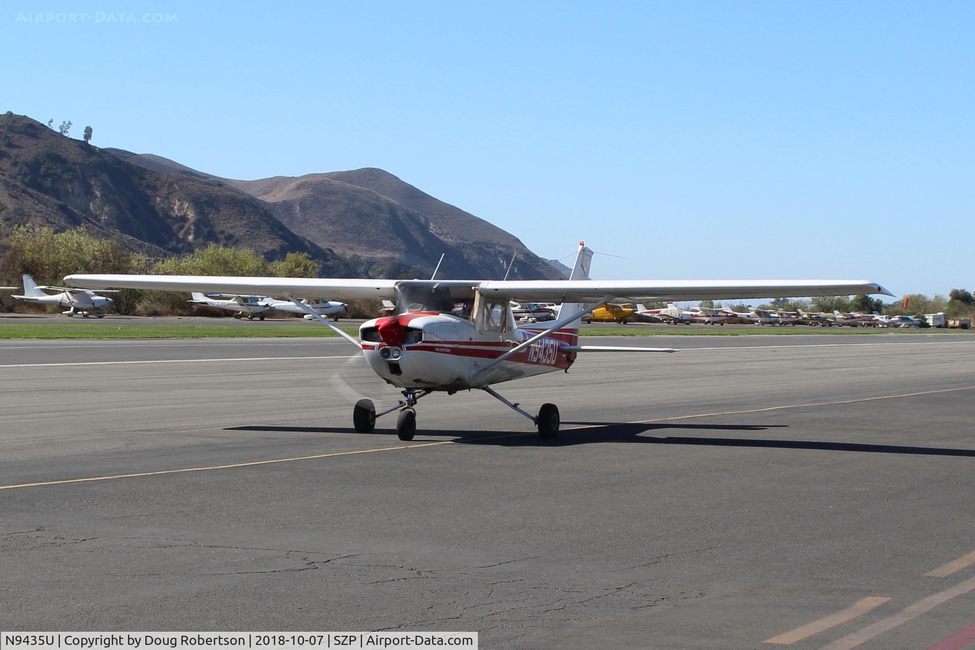 N9435U, 1976 Cessna 150M C/N 15078383, 1976 Cessna 150M, Continental O-200 100 Hp, taxi back