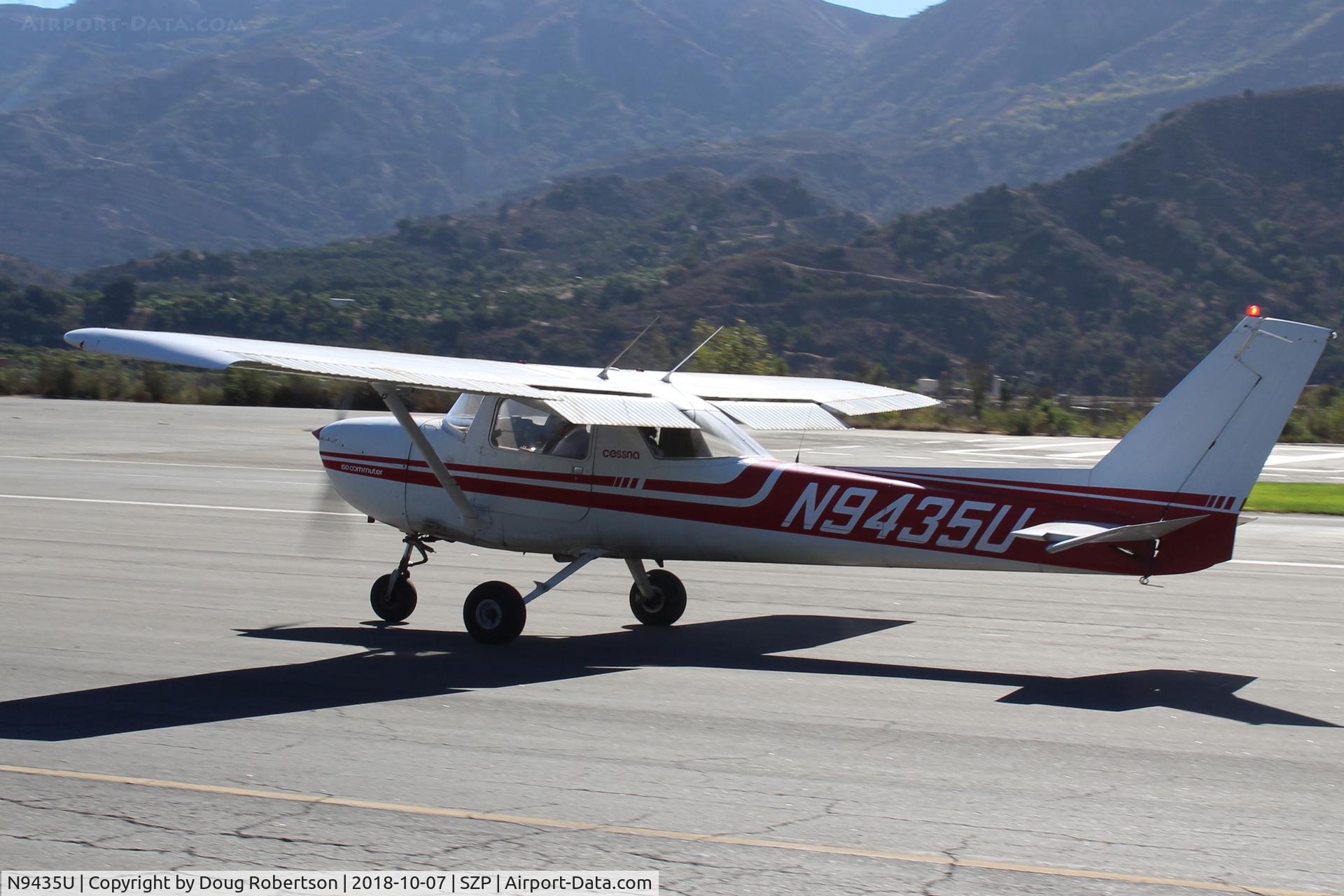 N9435U, 1976 Cessna 150M C/N 15078383, 1976 Cessna 150M, Continental O-200 100 hp, taxi back