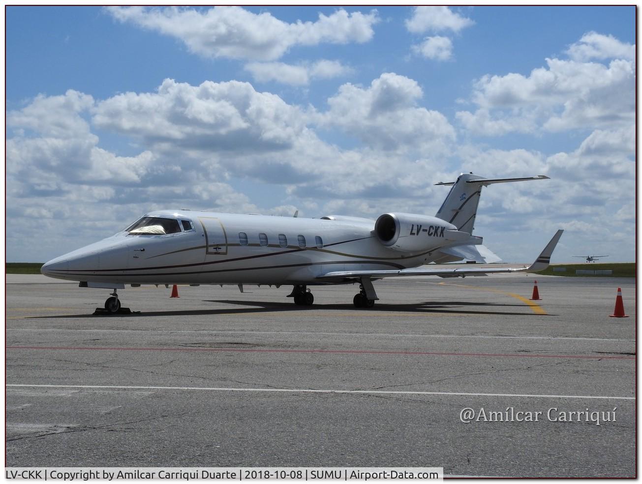 LV-CKK, 1995 Learjet 60 C/N 60-068, Landed at SUMU