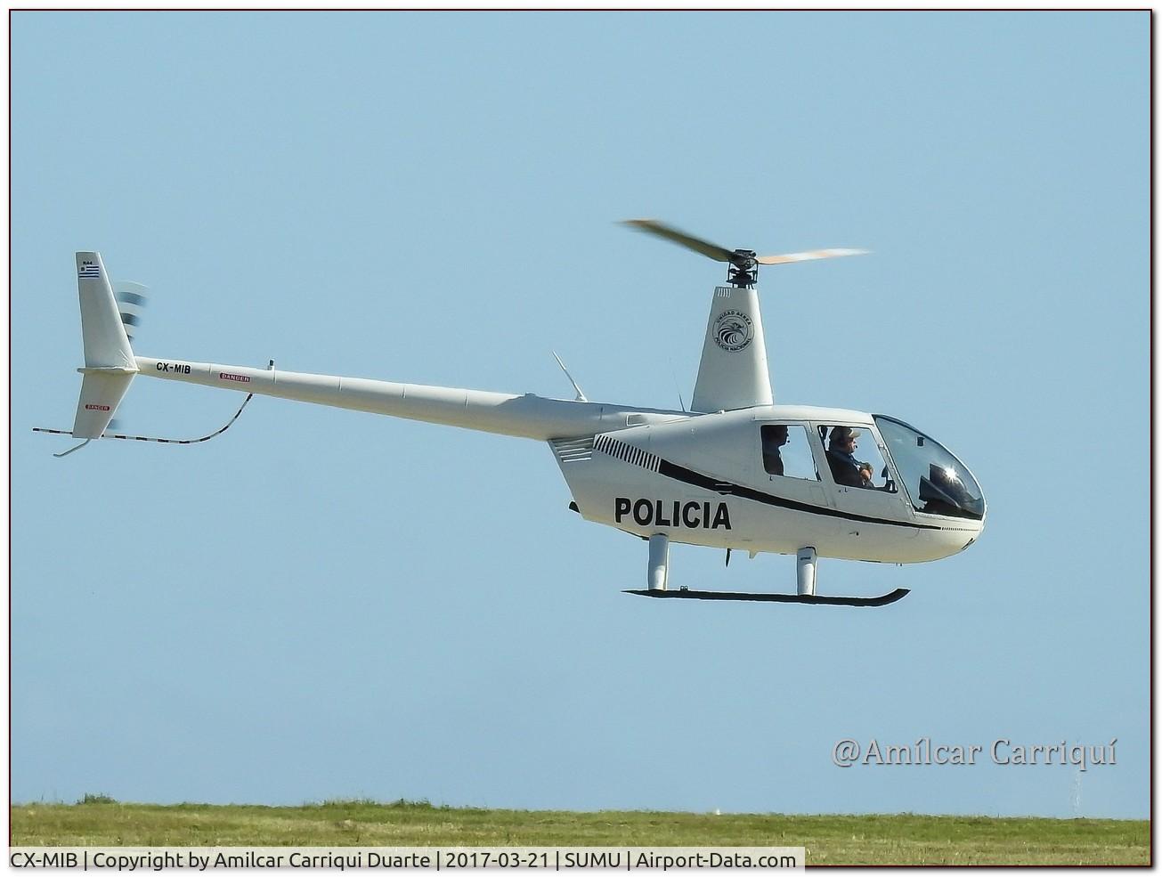 CX-MIB, Robinson R-44 Raven C/N 13945, Flying over SUMU