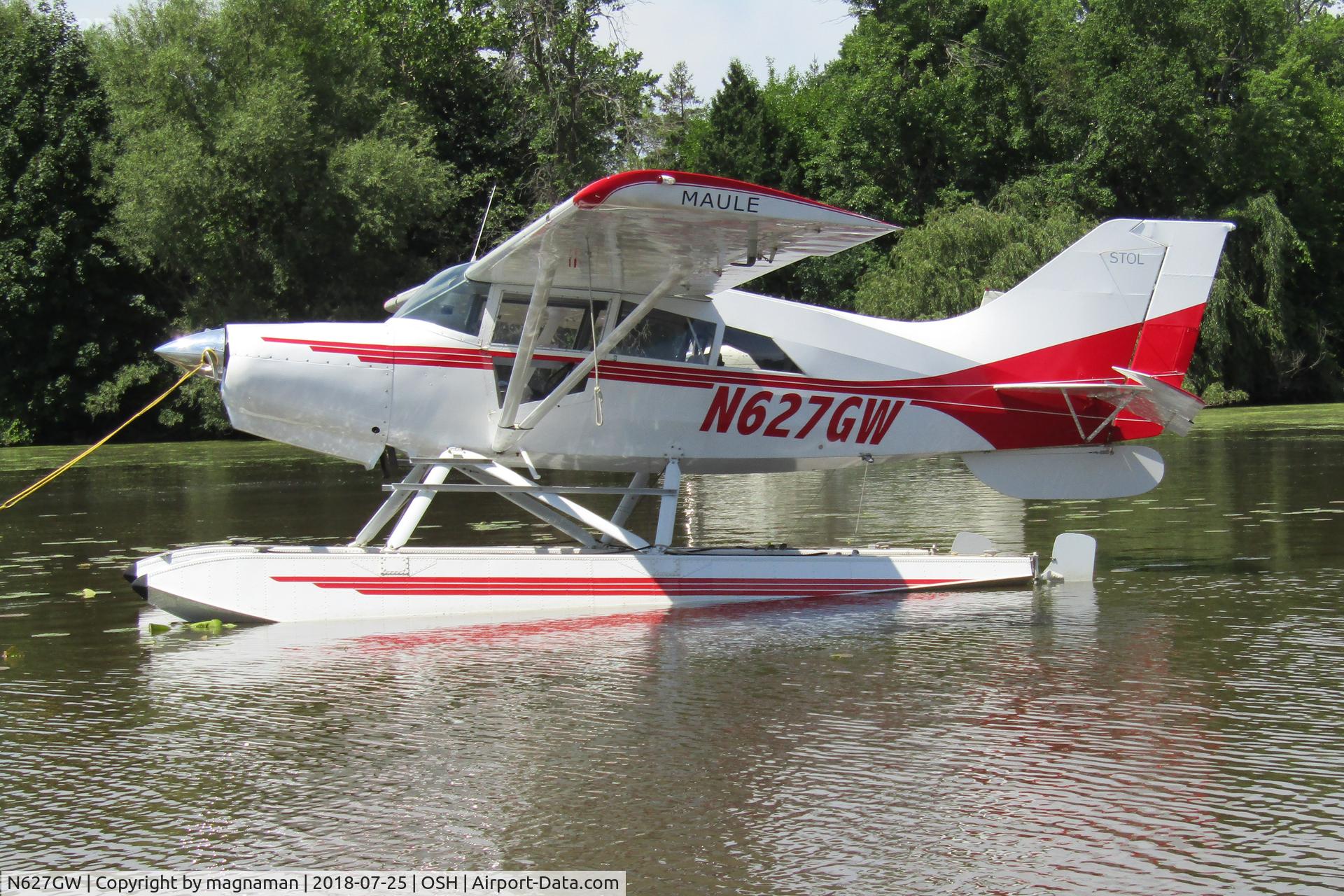 N627GW, 1995 Maule M-7-235B Super Rocket C/N 23012C, on water at OSH