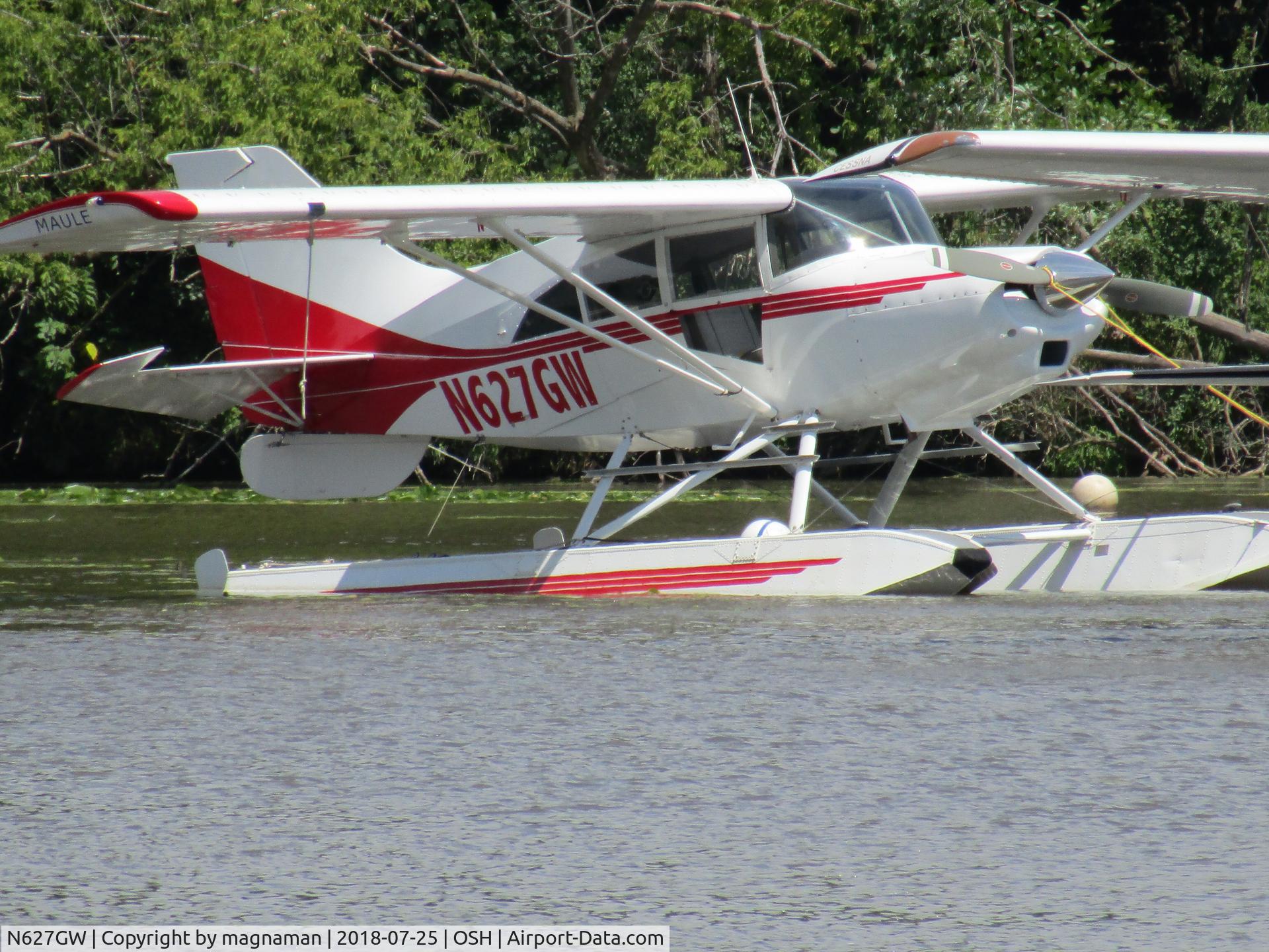 N627GW, 1995 Maule M-7-235B Super Rocket C/N 23012C, at EAA seaplane base