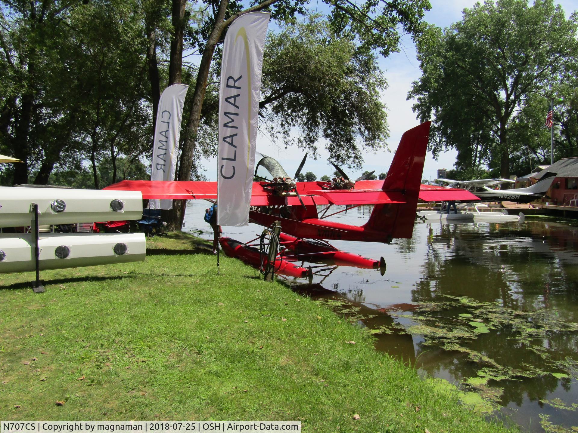 N707CS, Lockwood Aircam C/N AC158, pretty sea plane base