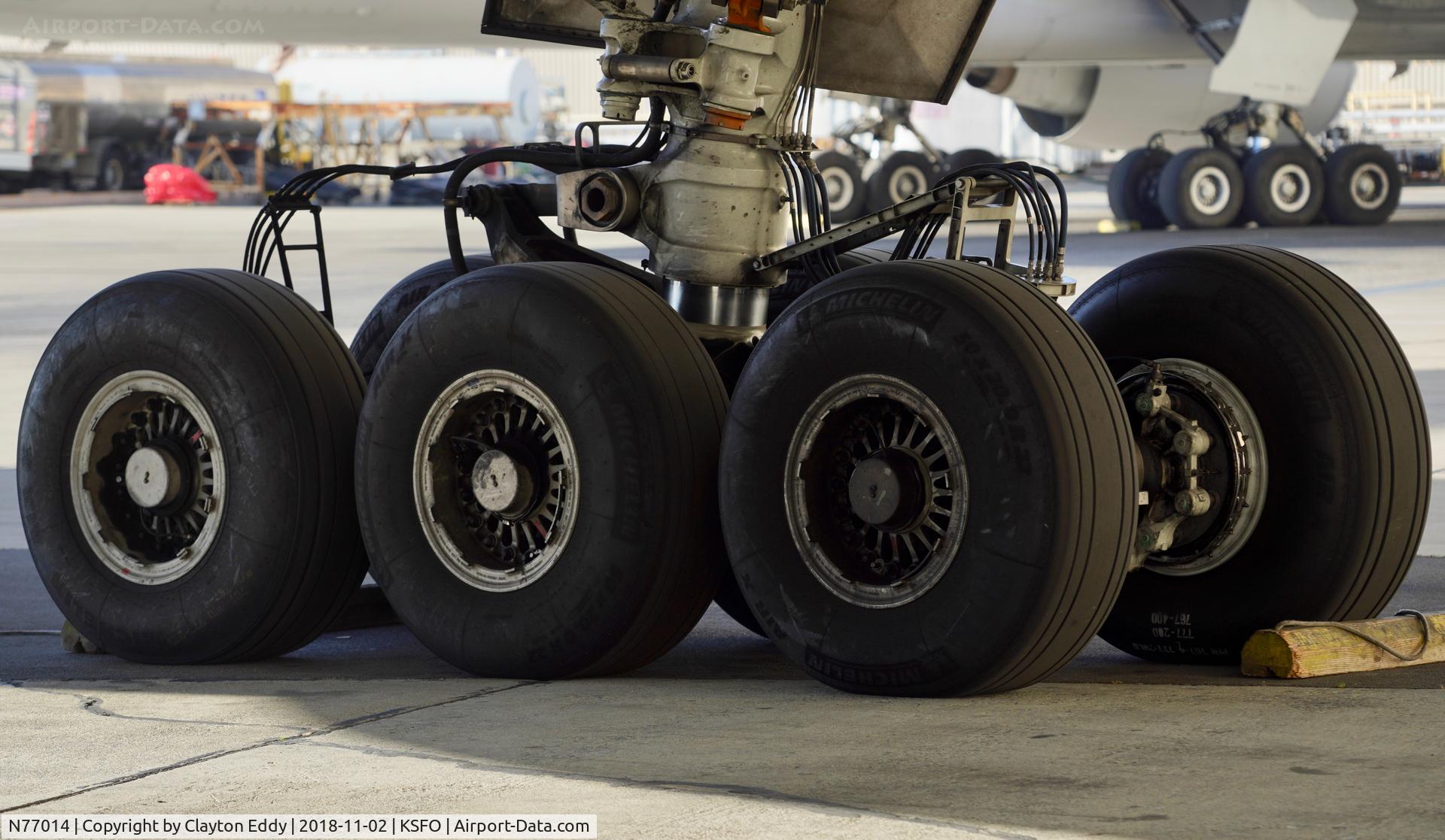 N77014, 1999 Boeing 777-224 C/N 29862, SFO 2018.