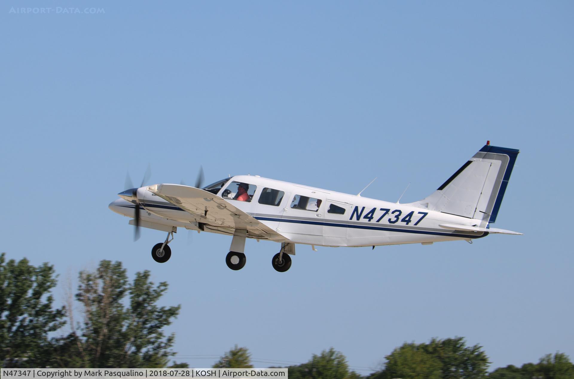 N47347, 1977 Piper PA-34-200T C/N 34-7770387, Piper PA-34-200T