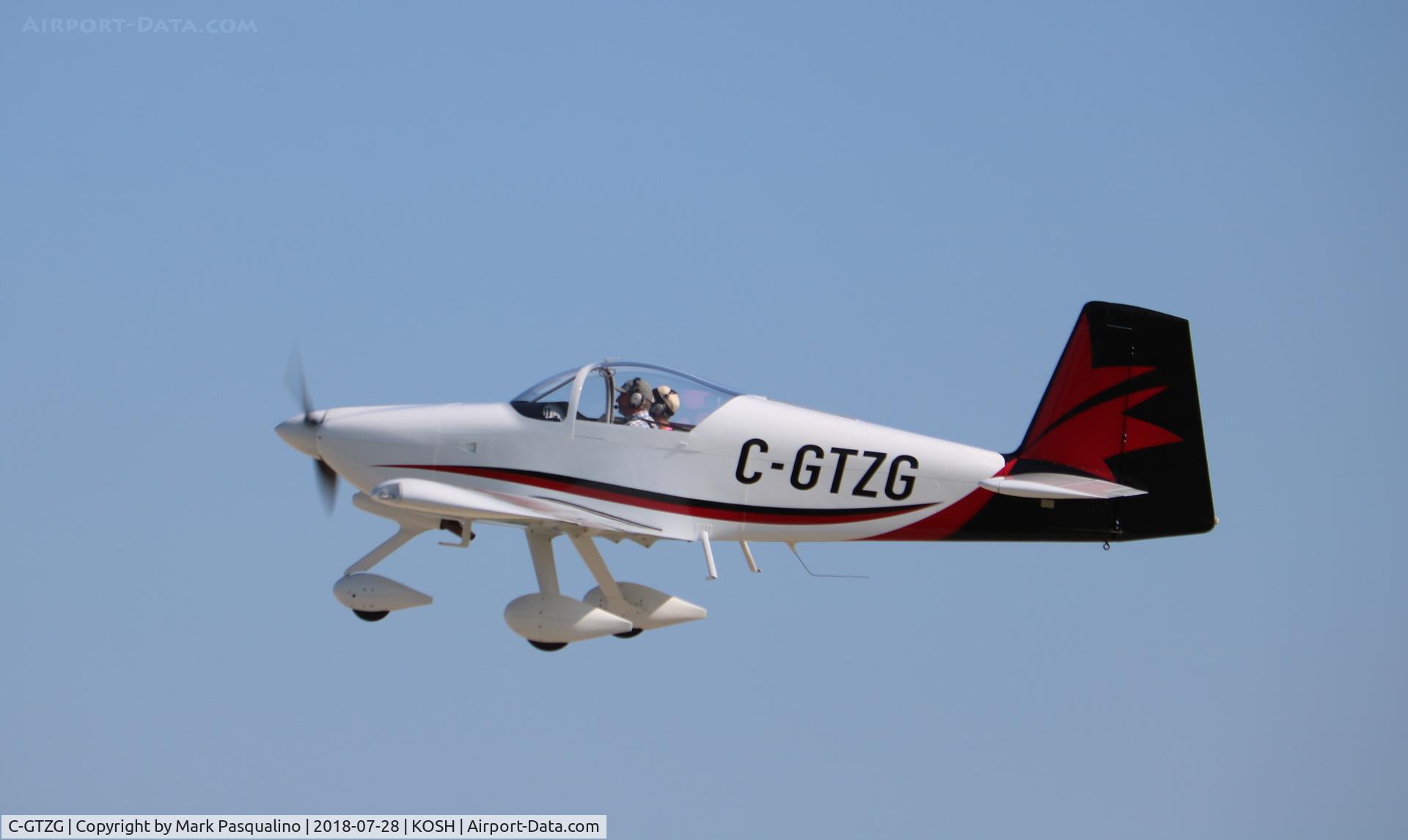 C-GTZG, 2012 Vans RV-9A C/N 90200, Vans RV-9A