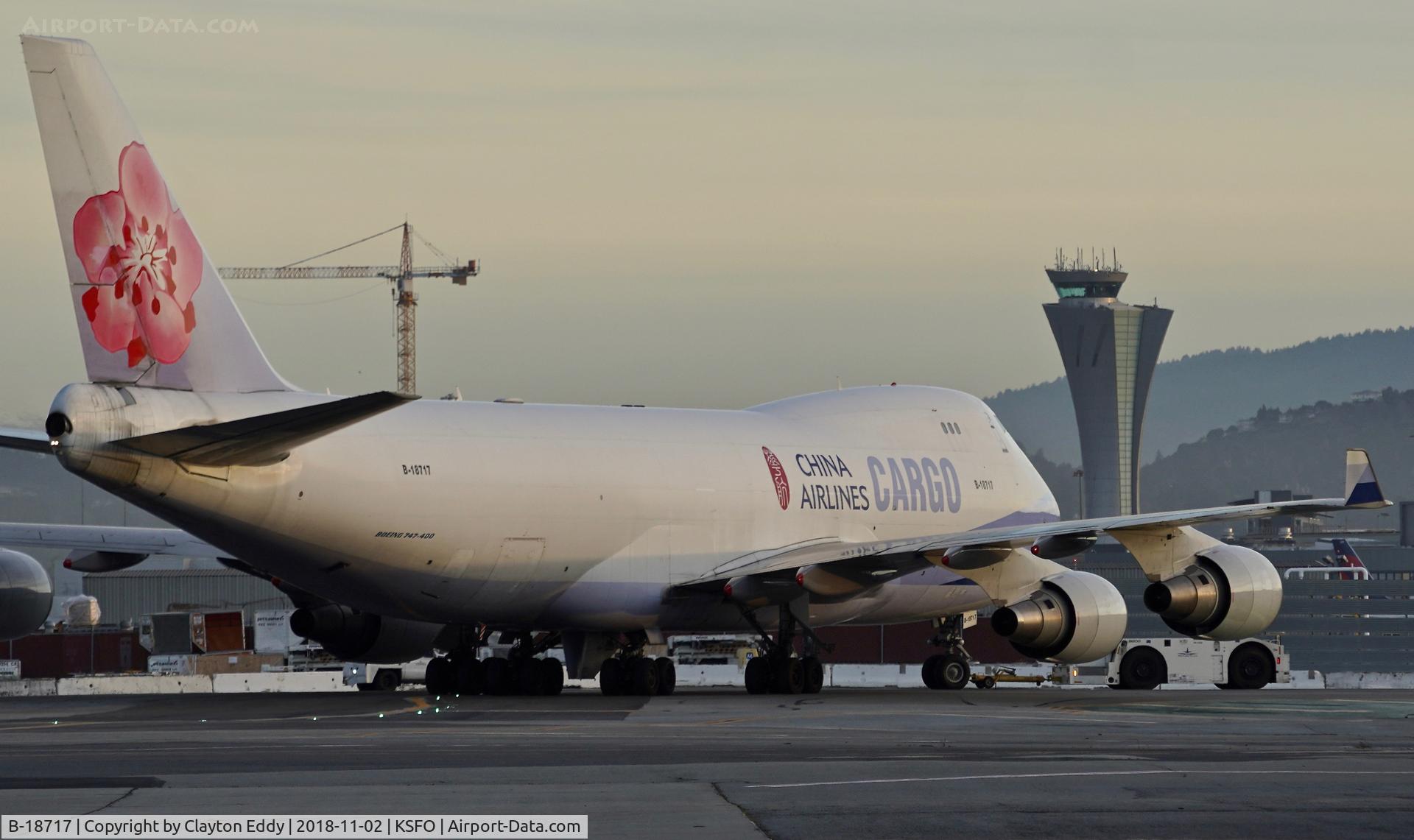 B-18717, 2004 Boeing 747-409F/SCD C/N 30769, SFO 2018.