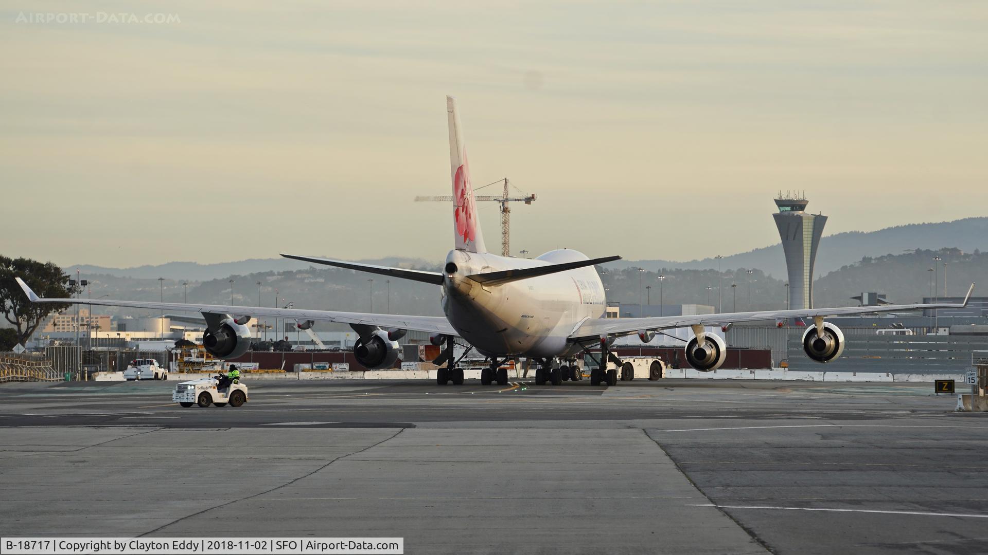 B-18717, 2004 Boeing 747-409F/SCD C/N 30769, SFO 2018.