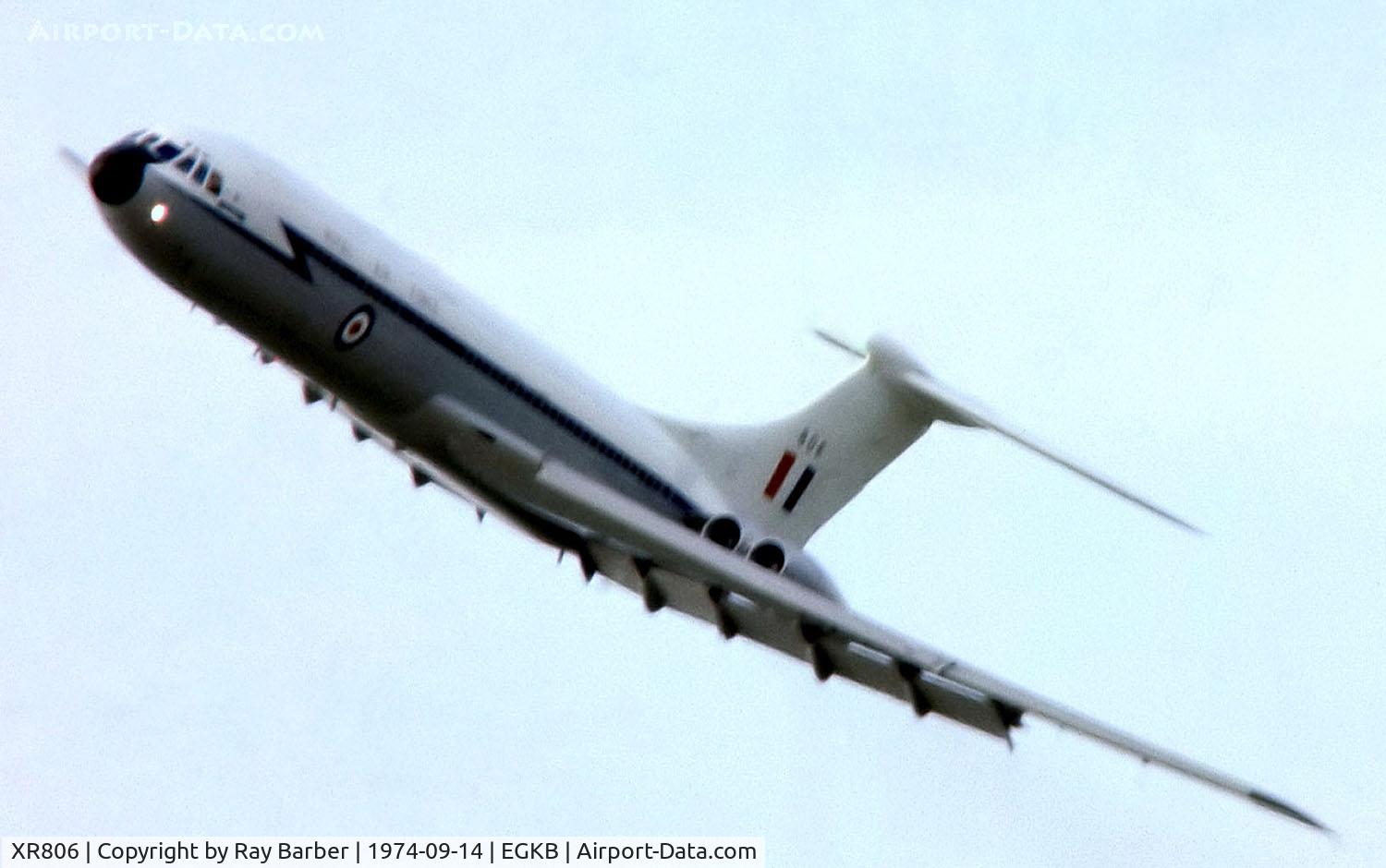 XR806, 1967 Vickers VC10 C.1K C/N 826, XR806   Vickers VC-10C.1K [826] (Royal Air Force) Biggin Hill~G 14/09/1974