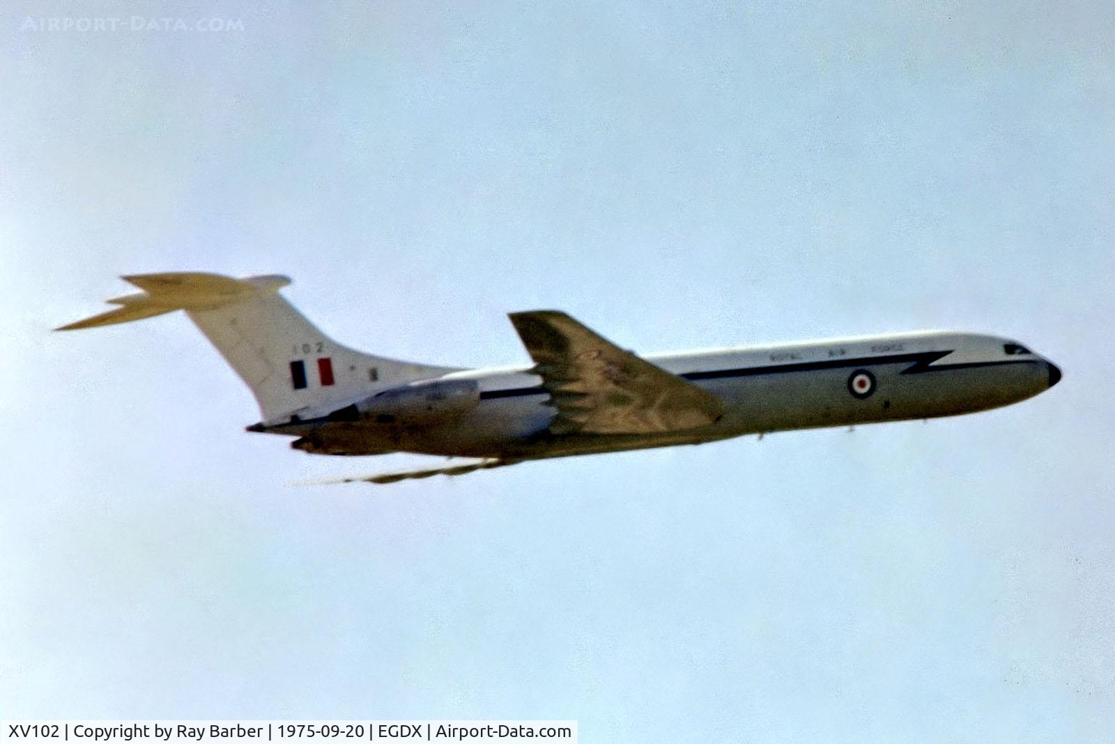 XV102, 1967 Vickers VC10 C.1K C/N 832, XV102   Vickers VC-10C.1 [832] (Royal Air Force) RAF St. Athan~G 20/09/1975