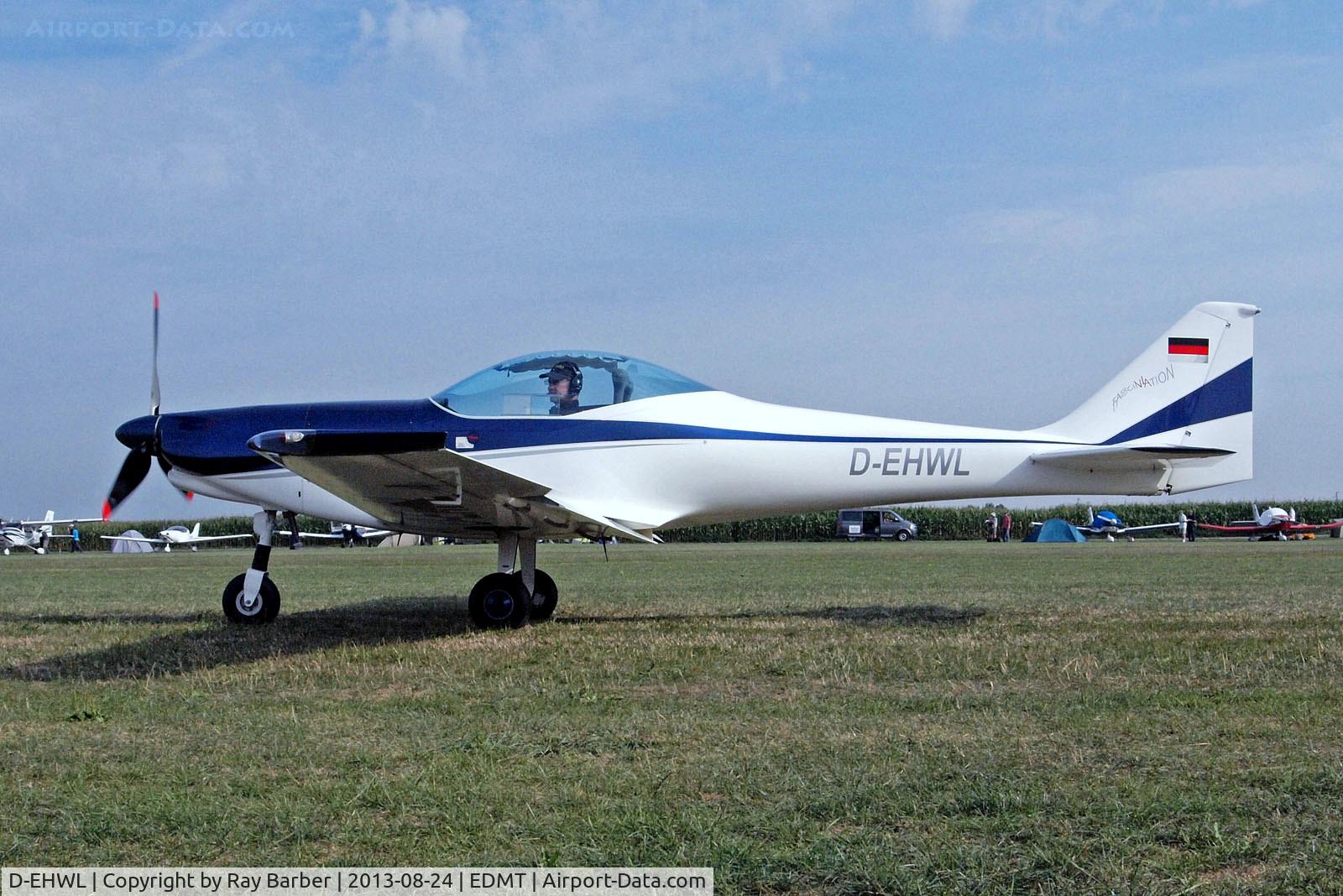 D-EHWL, 2004 WDFL Dallach D4VLA Fascination C/N 1002, D-EHWL   Dallach D.4 VLA Fascination [1002] (Flymap) Tannheim~D 24/08/2013