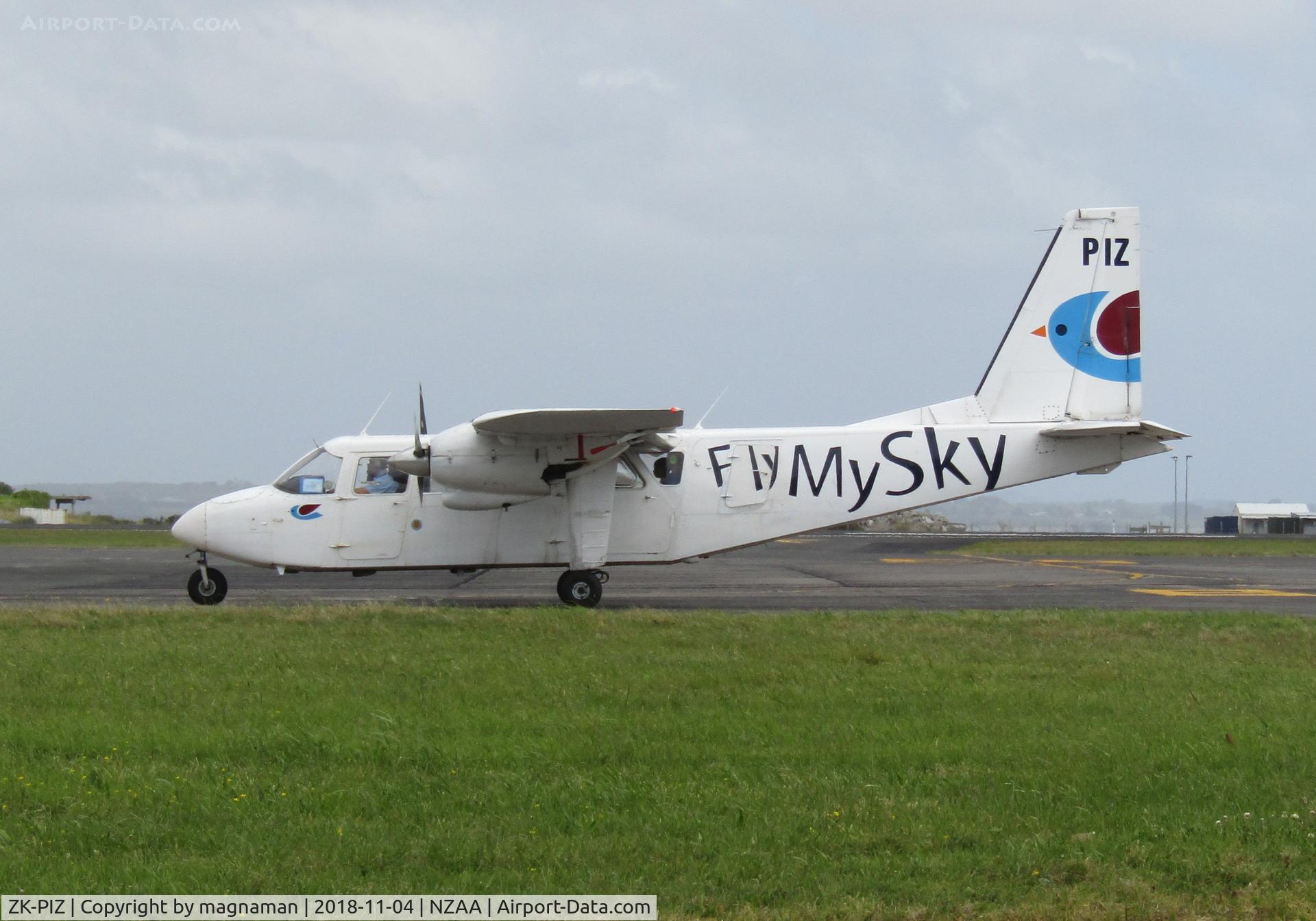 ZK-PIZ, 1977 Britten-Norman BN-2A-26 Islander C/N 2012, still droning on