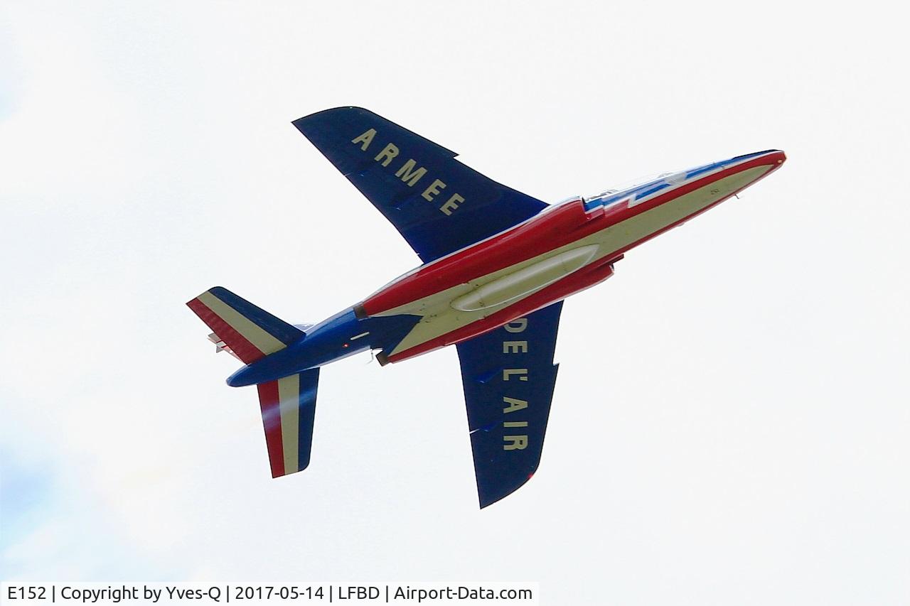 E152, Dassault-Dornier Alpha Jet E C/N E152, Dassault Dornier Alphajet E (F-UHRT), Athos 07 of Patrouille de France 2017, Bordeaux-Mérignac Air Base 106 (LFBD-BOD) Open day 2017