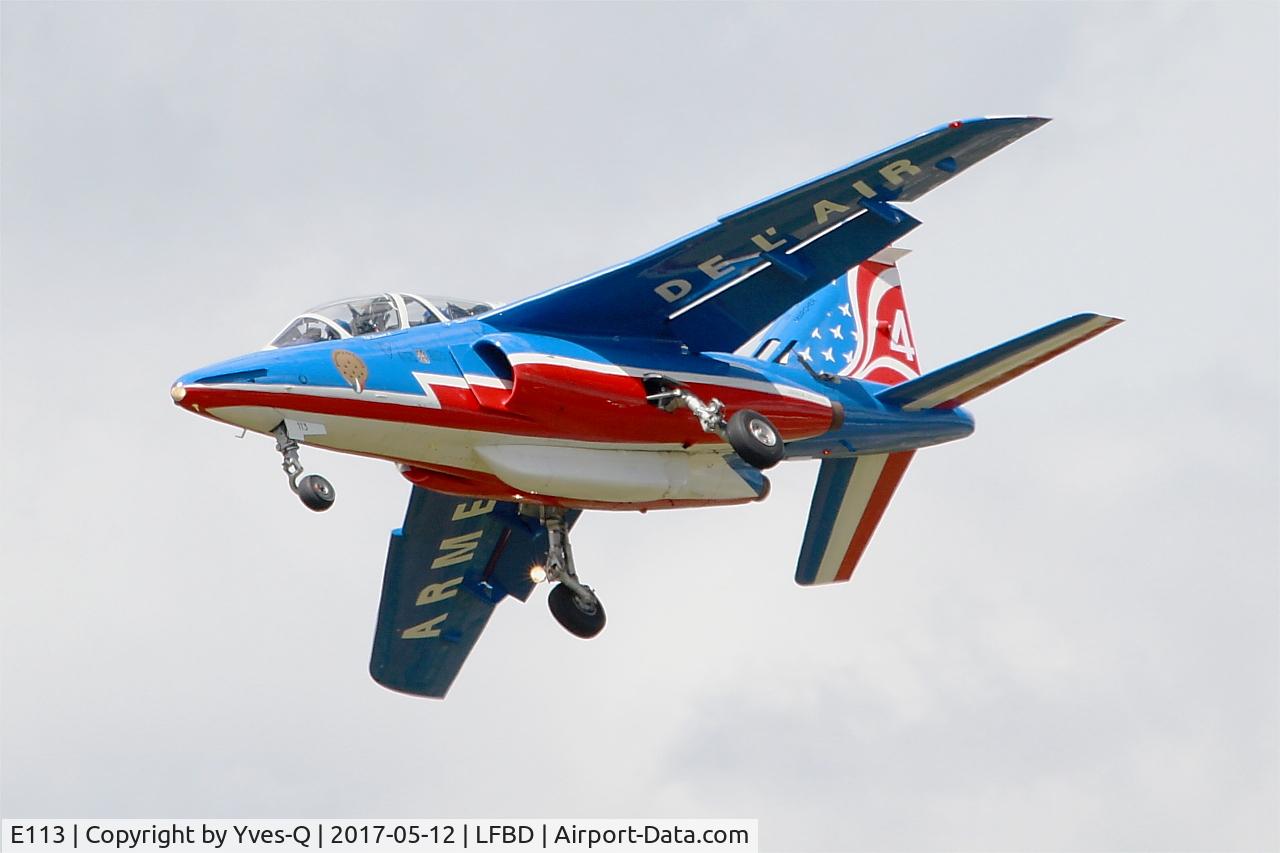 E113, Dassault-Dornier Alpha Jet E C/N E113, Dassault-Dornier Alpha Jet E (F-TETD), Athos 04 of Patrouille de France 2017, Bordeaux-Mérignac Air Base 106 (LFBD-BOD) Open day 2017
