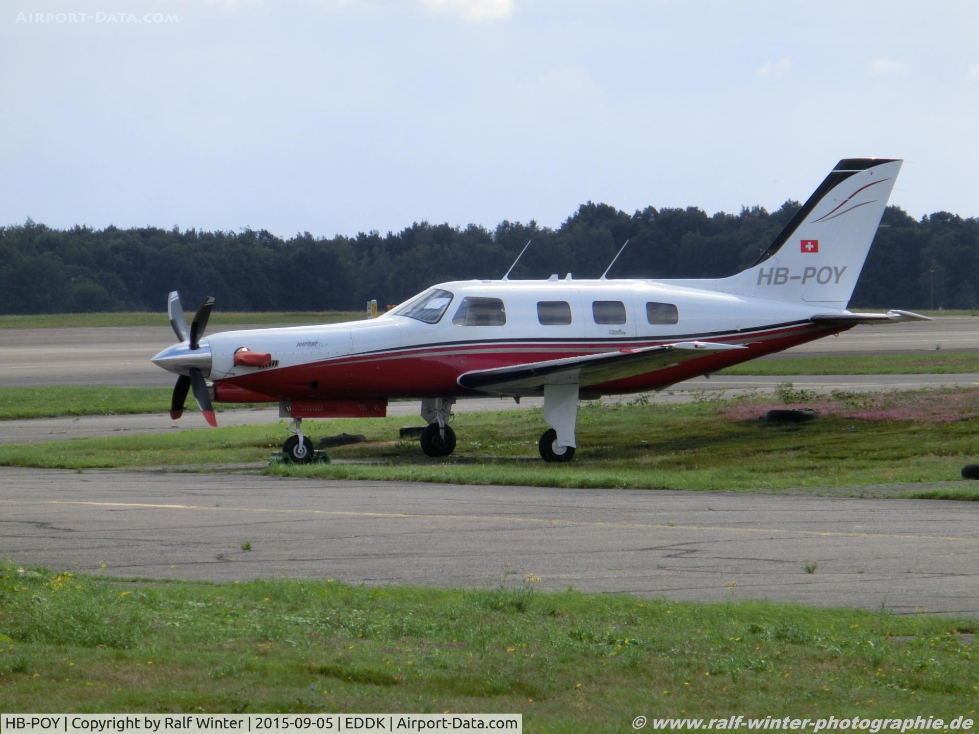 HB-POY, 1989 Piper PA-46T-350P C/N 4622090, Piper PA-46-350P JetProp DLX - Skyhill Aviation - 4622090 - HB-POY - 05.09.2015 - CGN