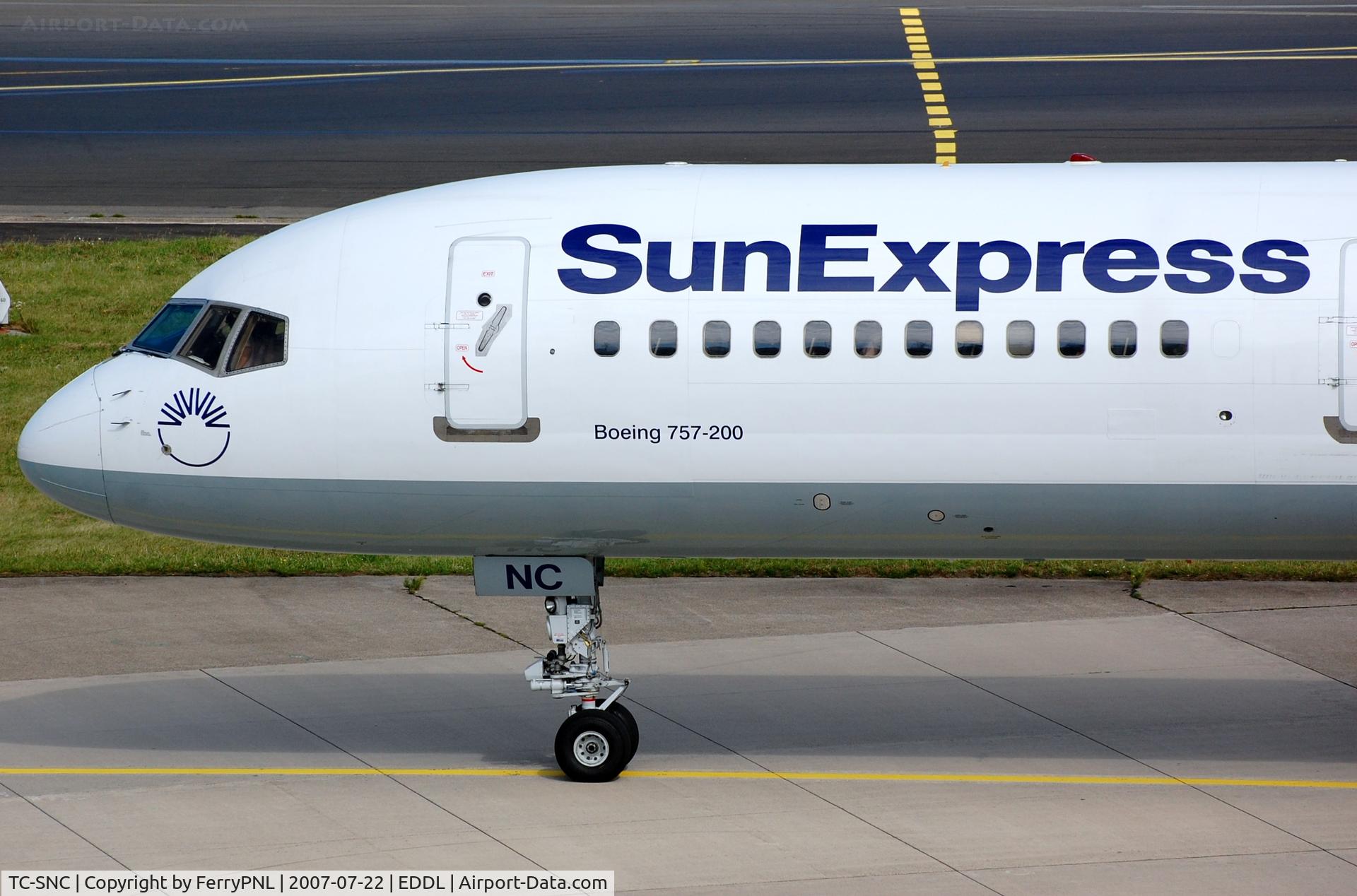 TC-SNC, 1994 Boeing 757-2Q8 C/N 26273, Business end of SunExpress B752.