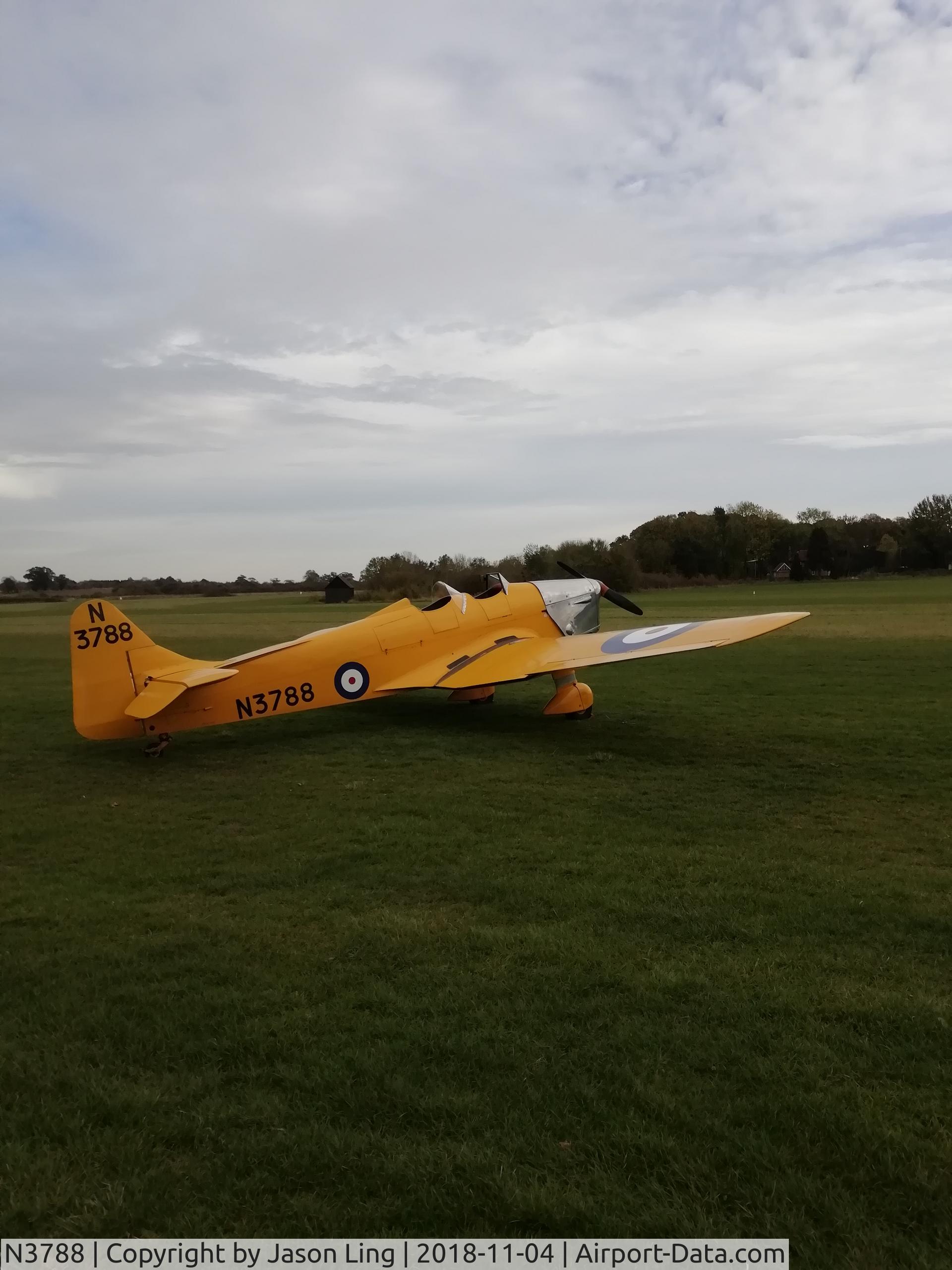 N3788, 1941 Miles M14A Hawk Trainer 3 C/N 2228, Shuttleworth Airfield UK 
Sunday 4th November 2018