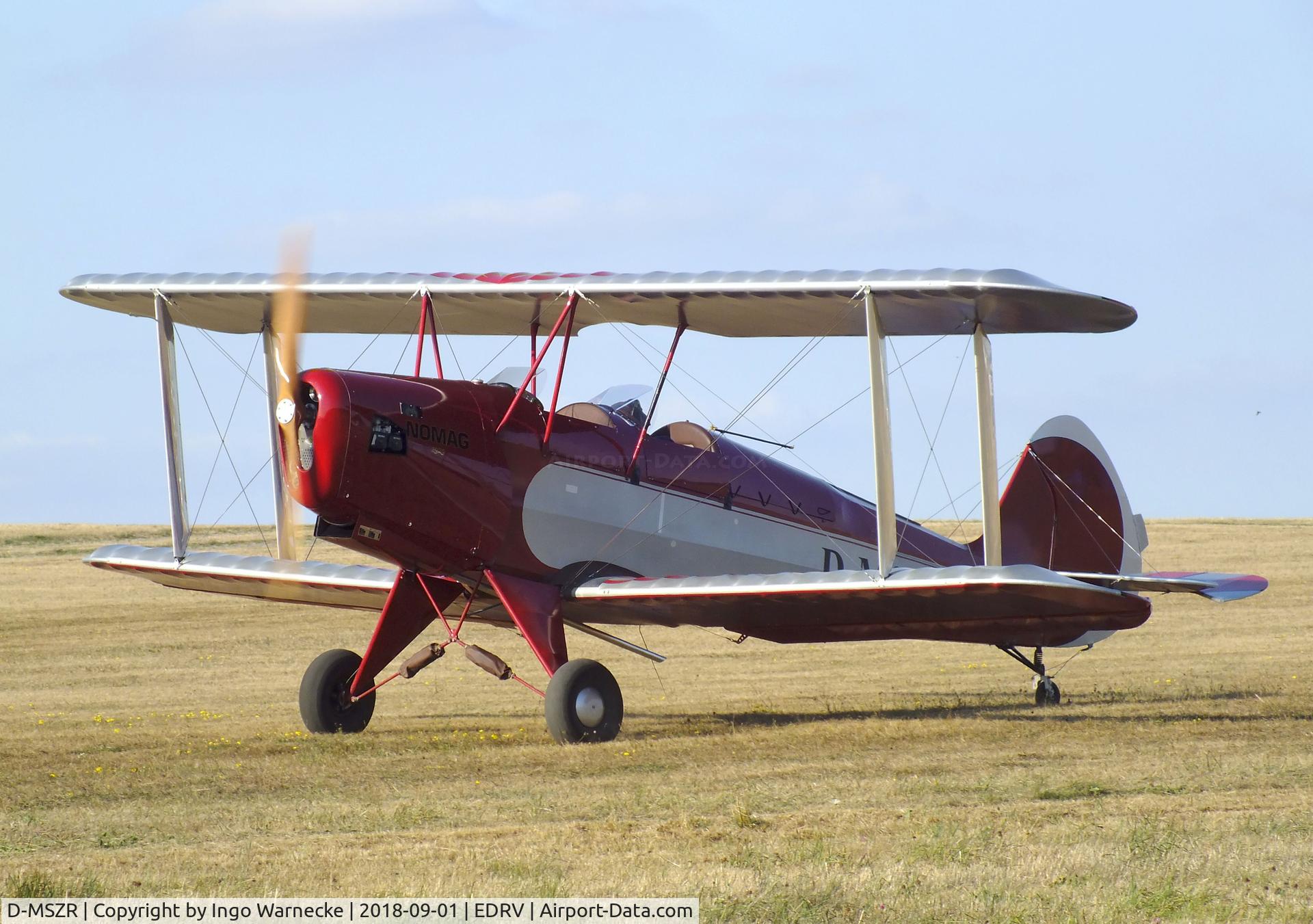 D-MSZR, Platzer Kiebitz C/N 291, Platzer Kiebitz at the 2018 Flugplatzfest Wershofen