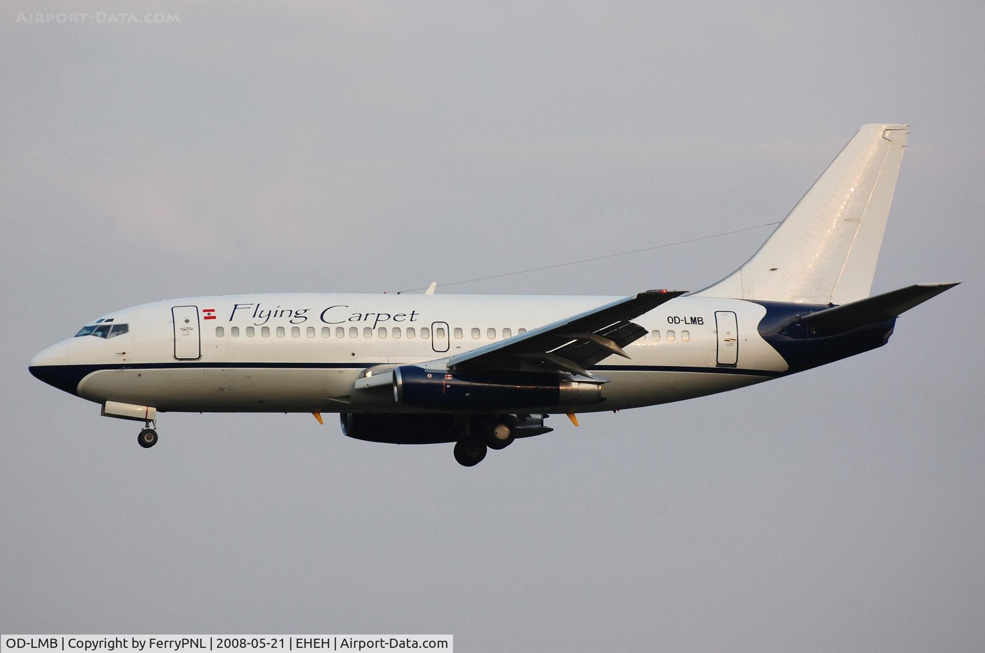 OD-LMB, 1984 Boeing 737-232(A) C/N 23082, Only a few flights were operated before Flying Carpet was black listed in the EU.