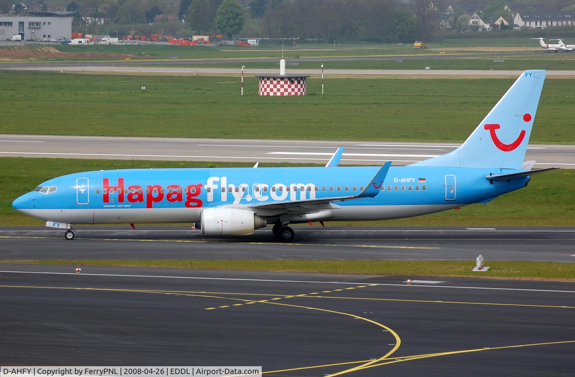 D-AHFY, 2001 Boeing 737-8K5 C/N 30417, Hapagfly B738