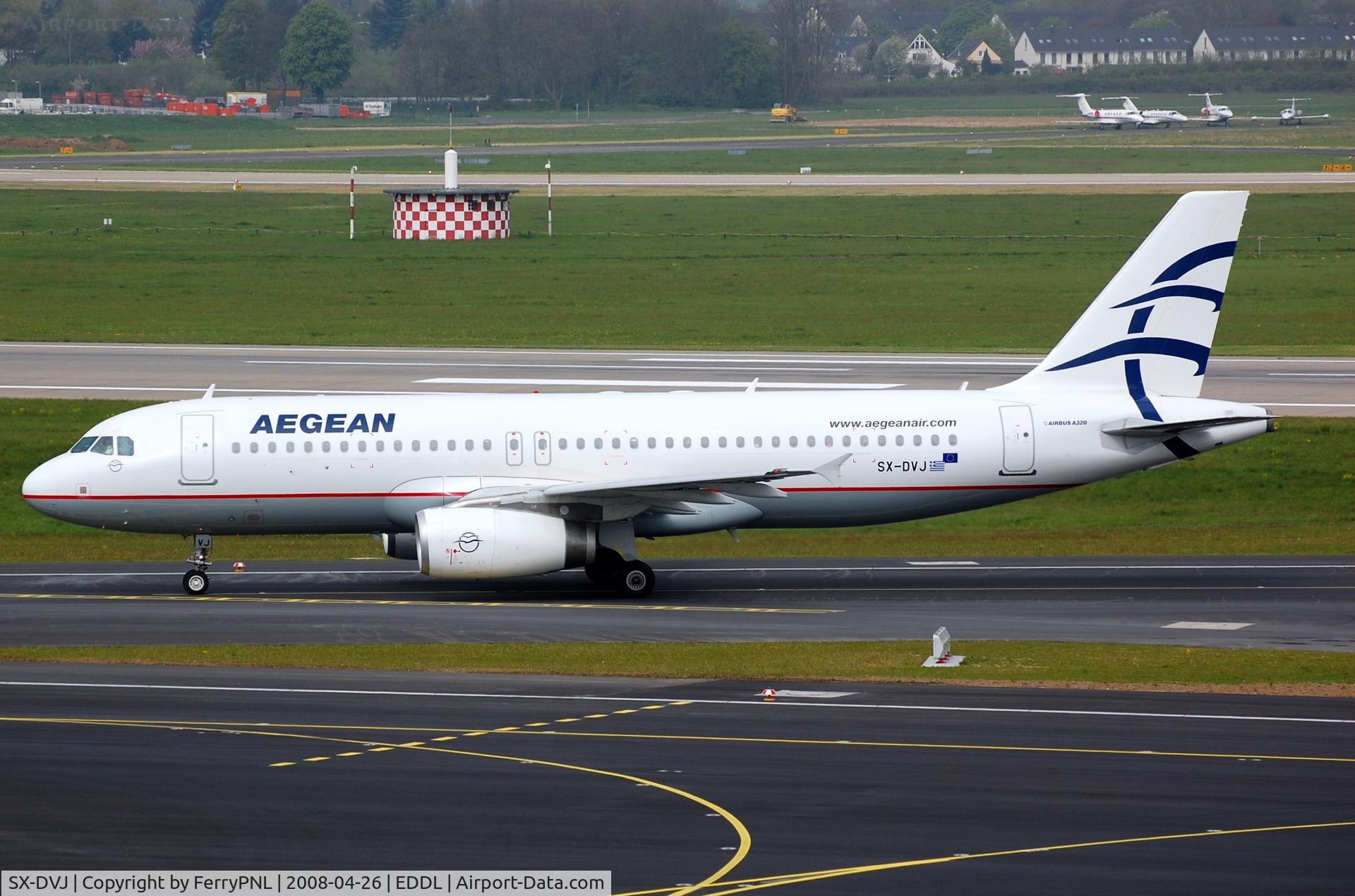 SX-DVJ, 2007 Airbus A320-232 C/N 3365, Aegean A320 arriving