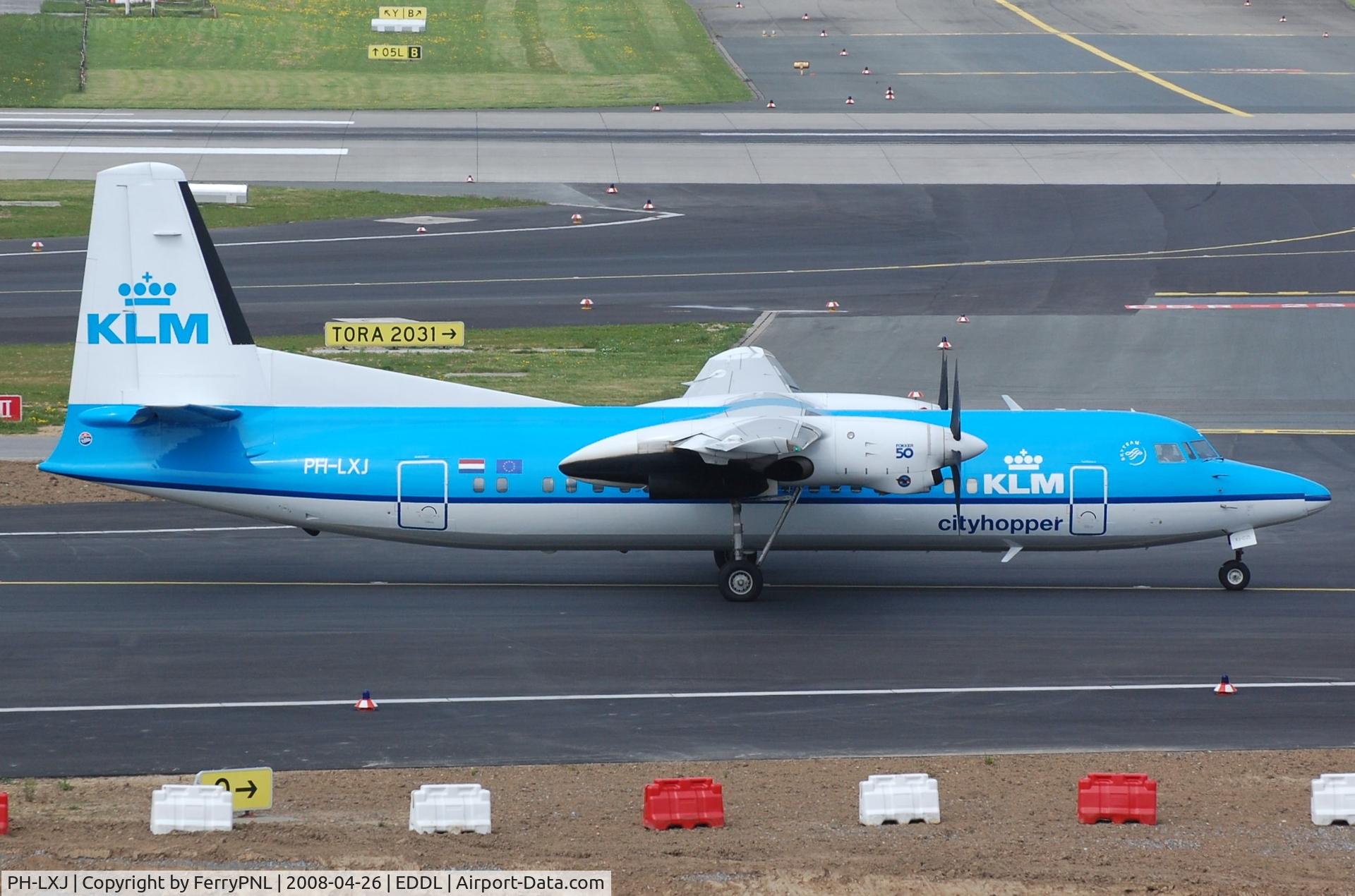 PH-LXJ, 1992 Fokker 50 C/N 20270, KLM Cityhopper Fk50